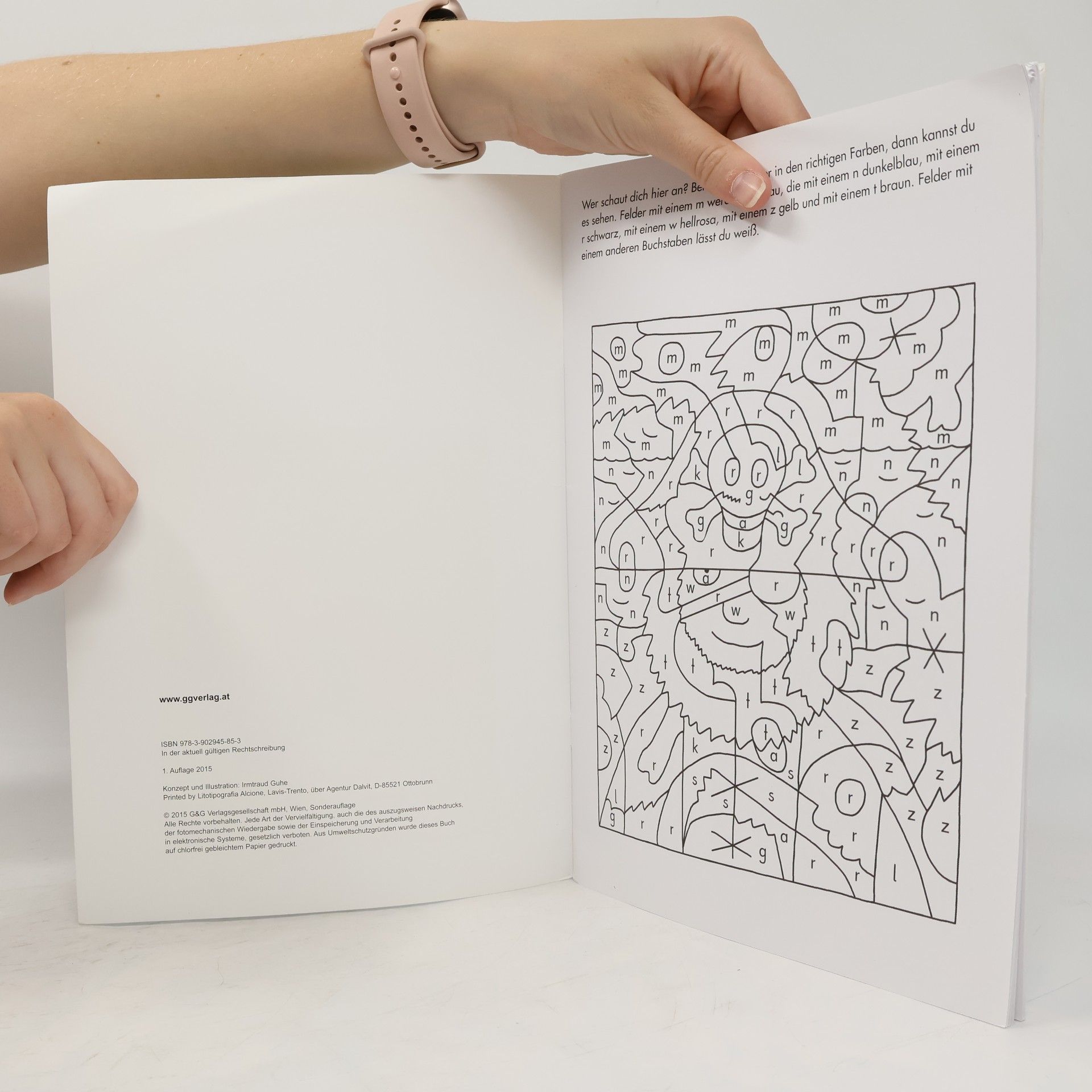 Irmtraud Guhe Malen nach Buchstaben