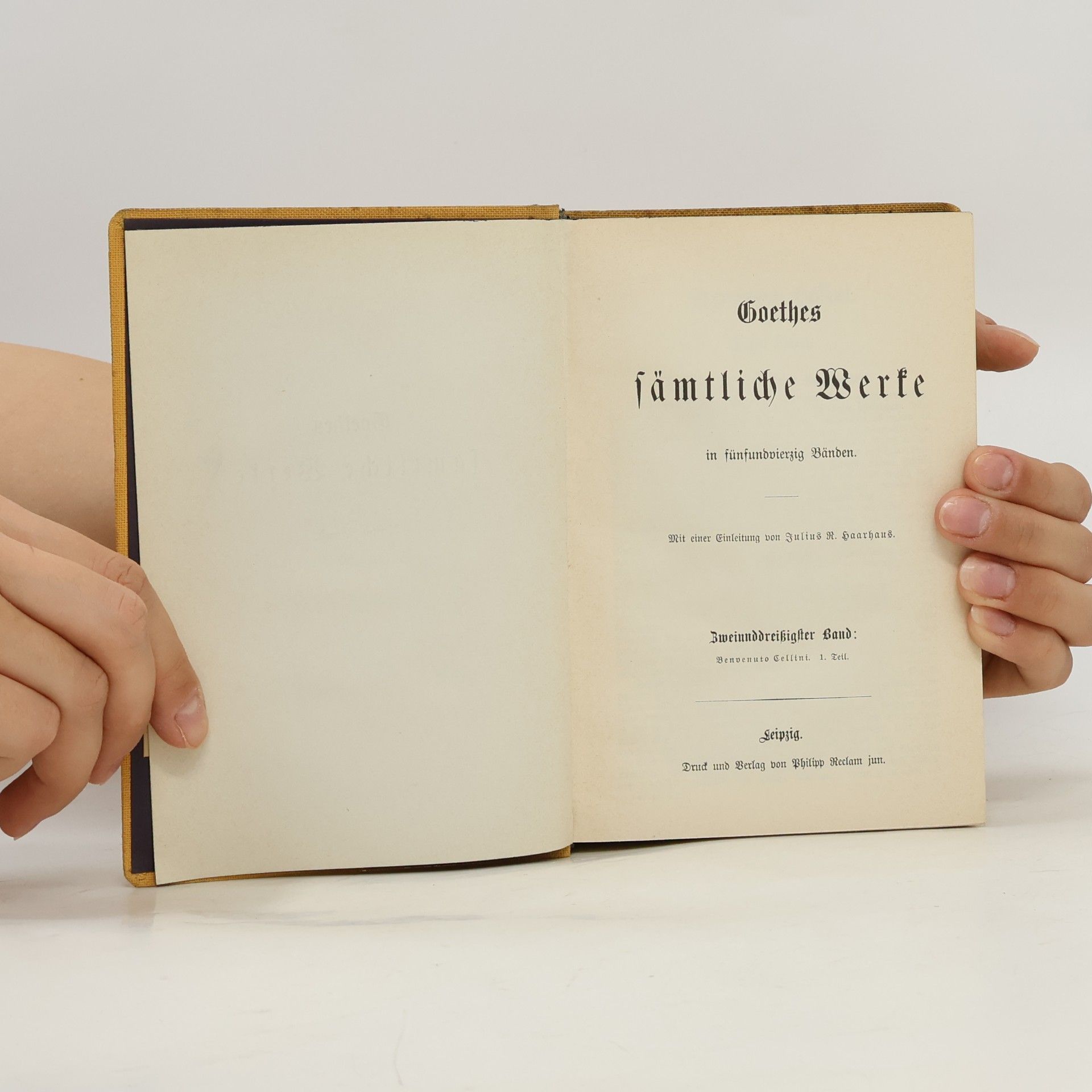 Johann Wolfgang von Goethe Goethes sämtliche Werke 8
