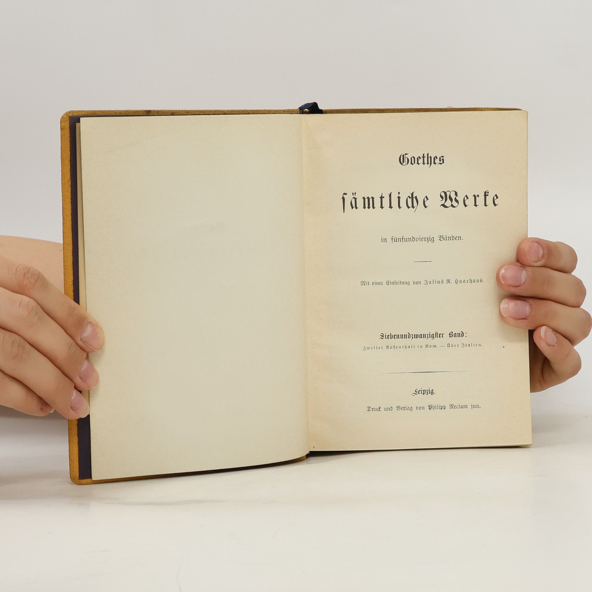 Johann Wolfgang von Goethe Sämtliche Werke 7