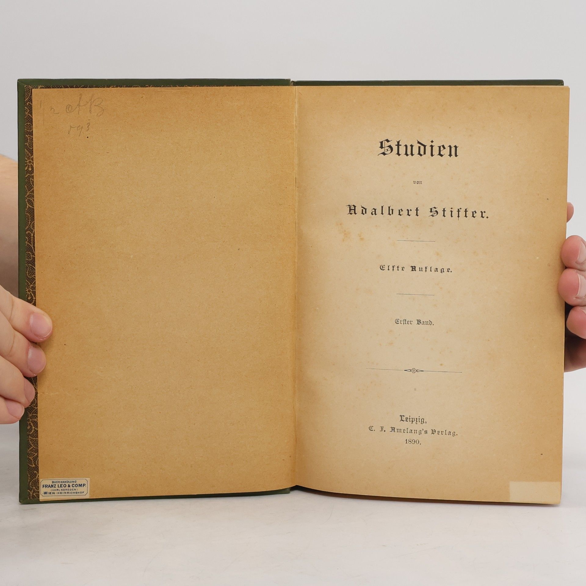 Adalbert Stifter Stifter Studien 1.