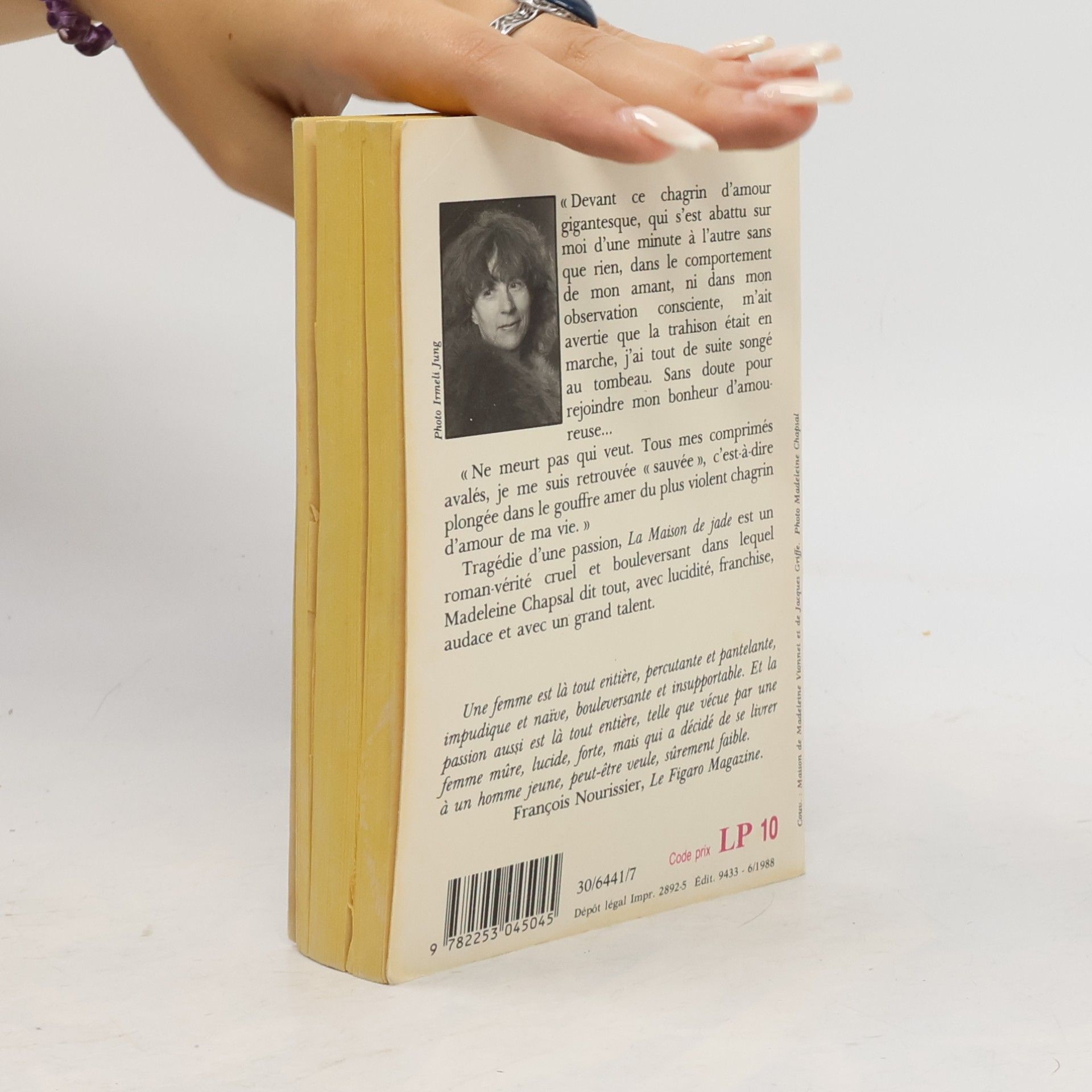 Madeleine Chapsal Livre de Poche: La Maison de jade