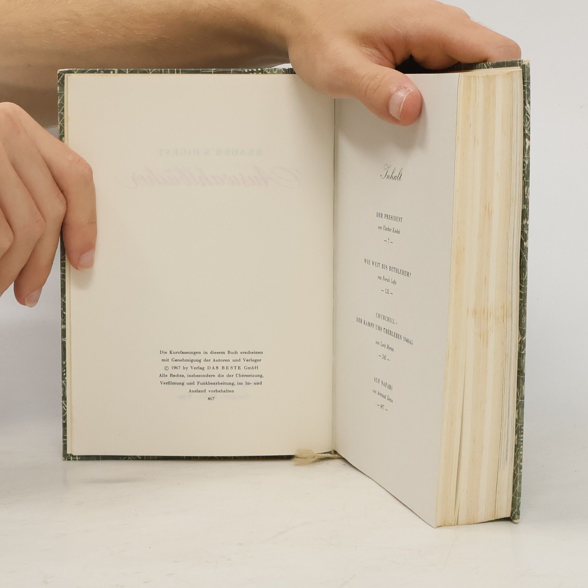 Autorenkollektiv Reader's Digest Auswahlbücher