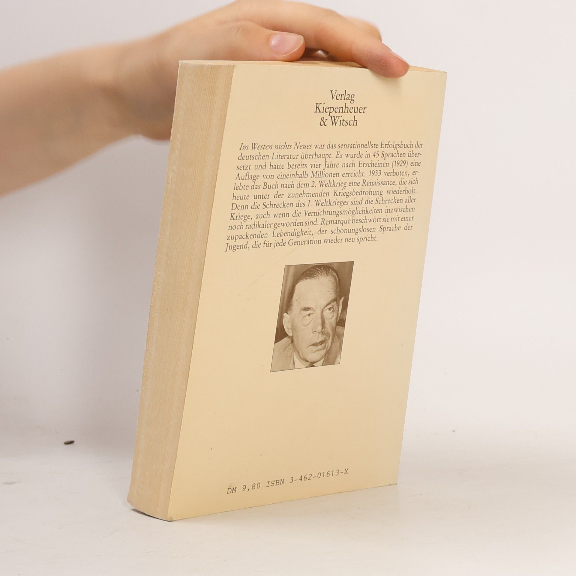 Erich Maria Remarque Im Westen nichts Neues