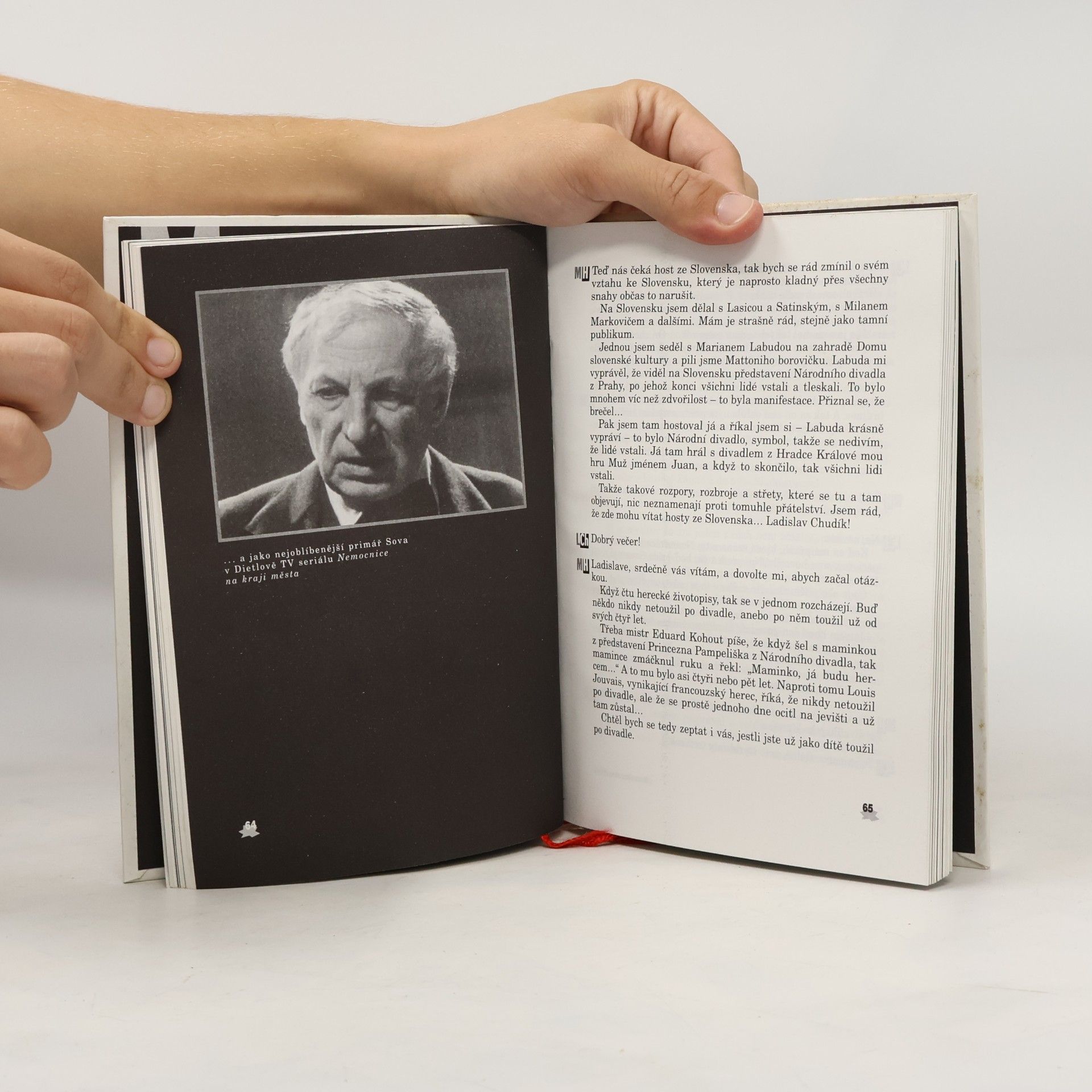 Miroslav Horníček Miroslav Horníček v Hovorech H z Paláce K