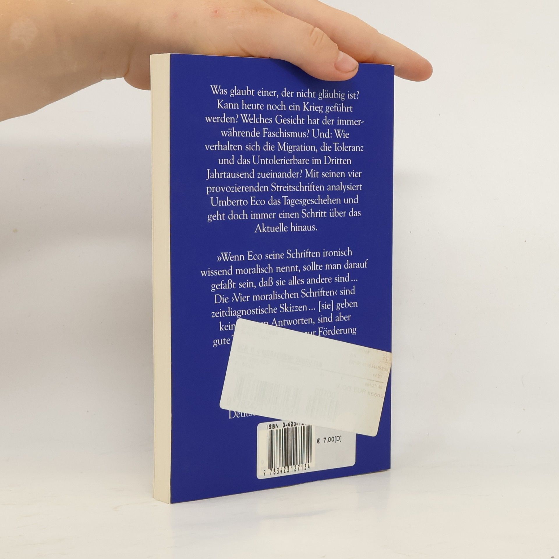 Umberto Eco Vier moralische Schriften
