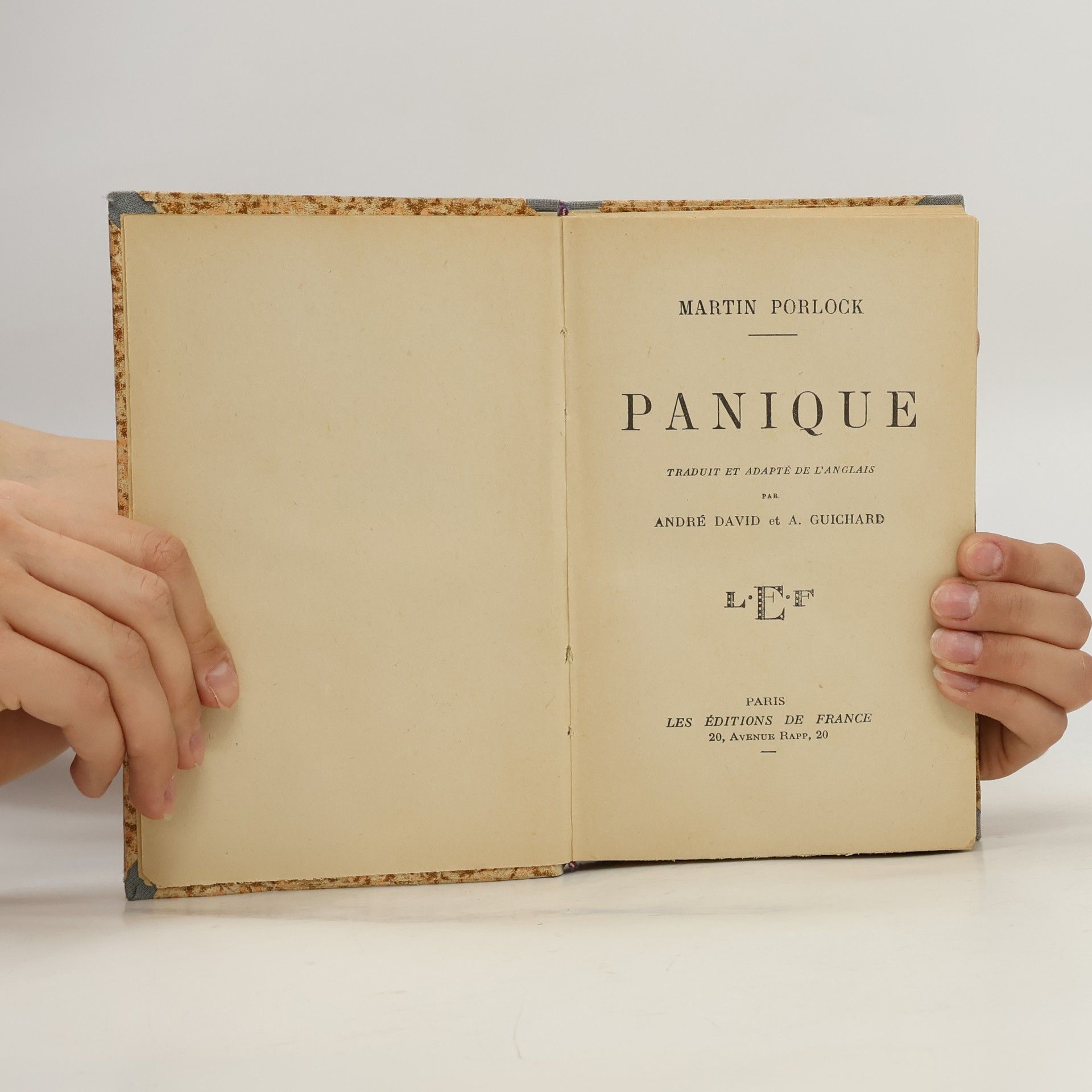 Martin Porlock Panique