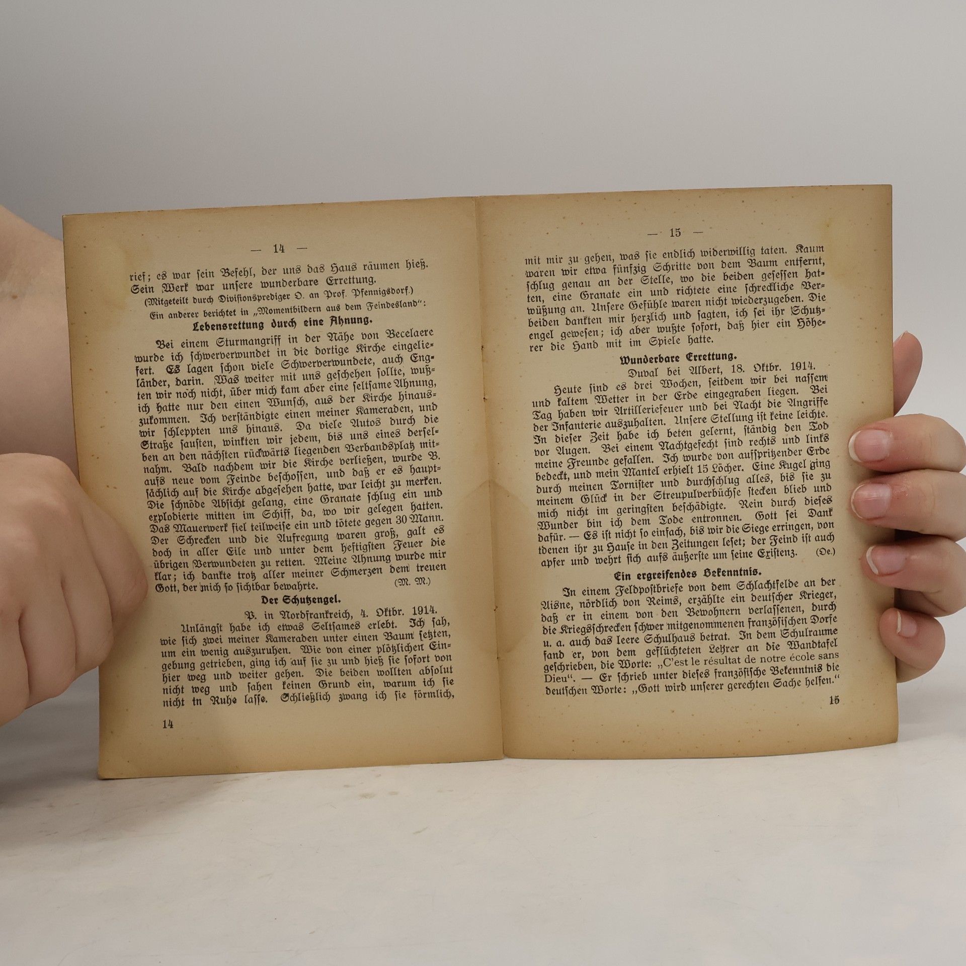 kolektiv Der alte Gott lebt noch! Fromme und deutsche Züge aus dem Kriege 1914-1915