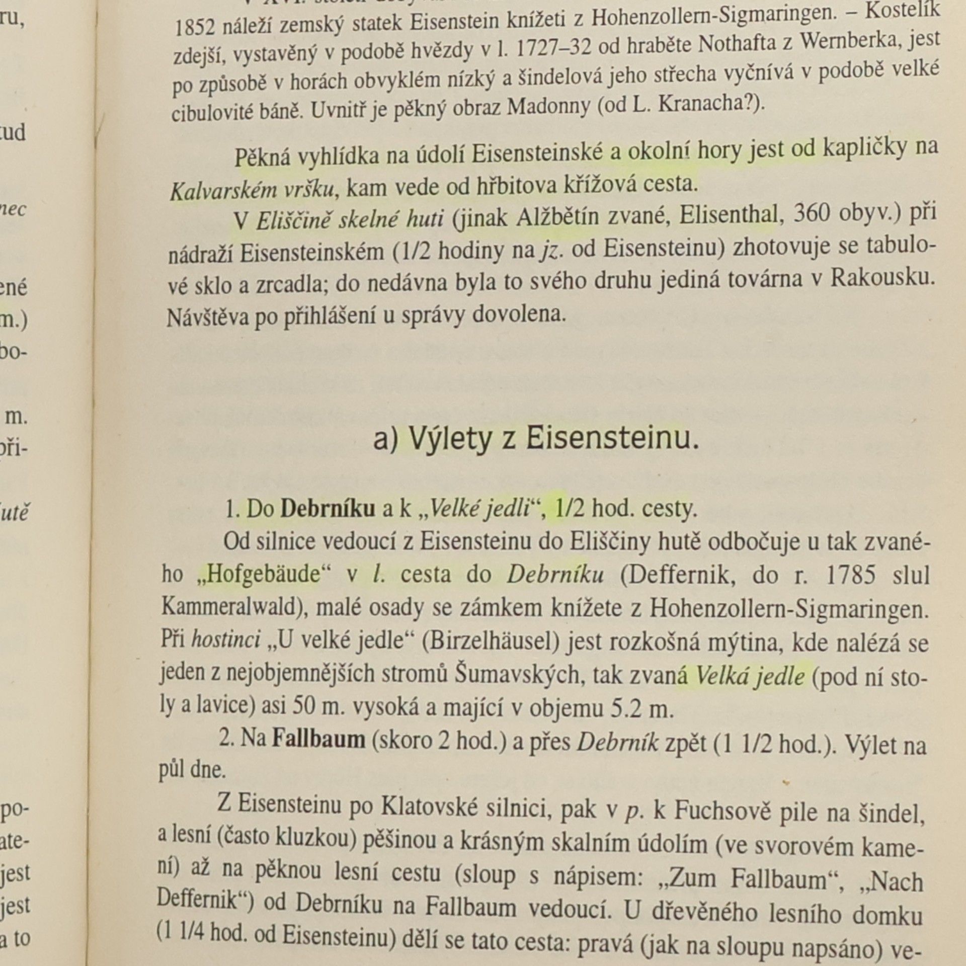 František Adolf Borovský Řivnáčův průvodce po Šumavě