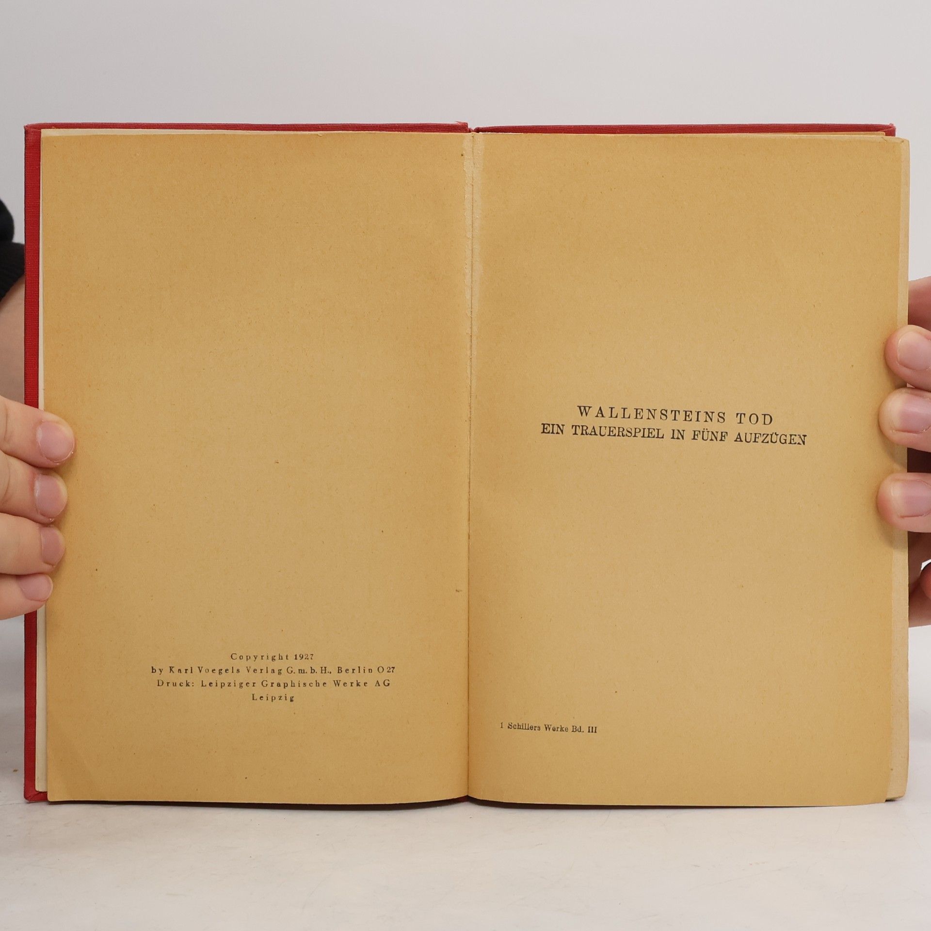 Friedrich Schiller Schiller's Werke 3
