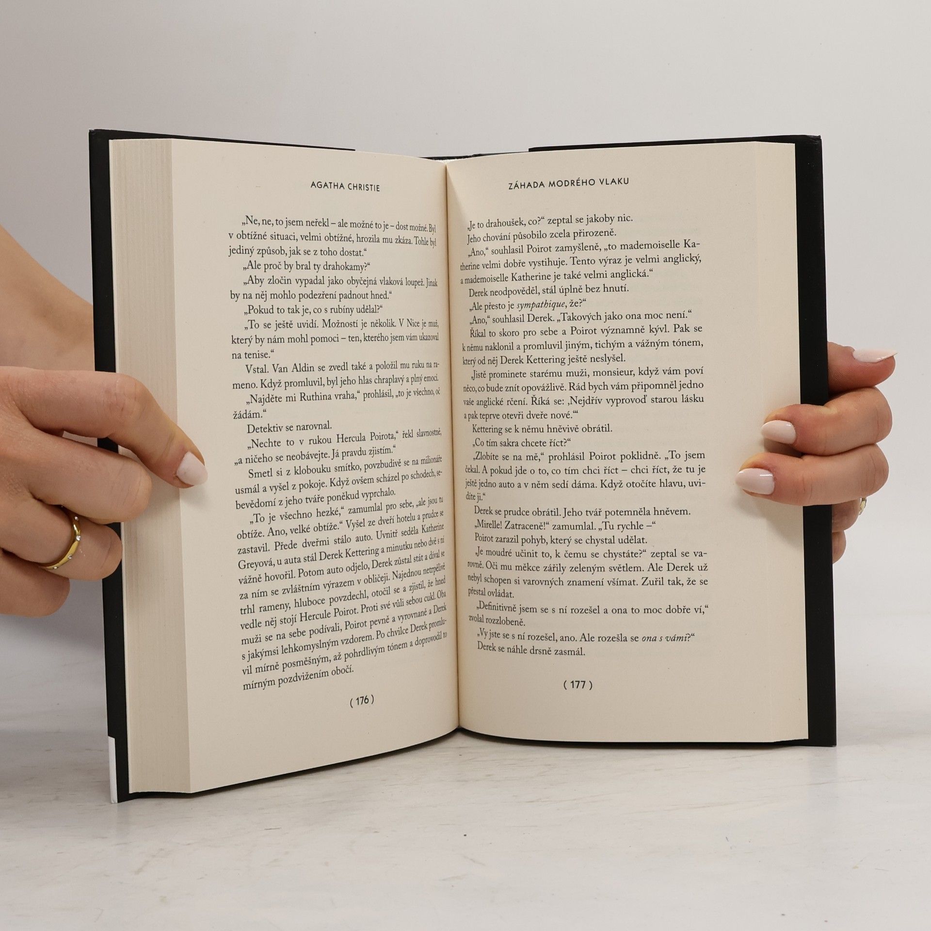 Agatha Christie Záhada Modrého vlaku