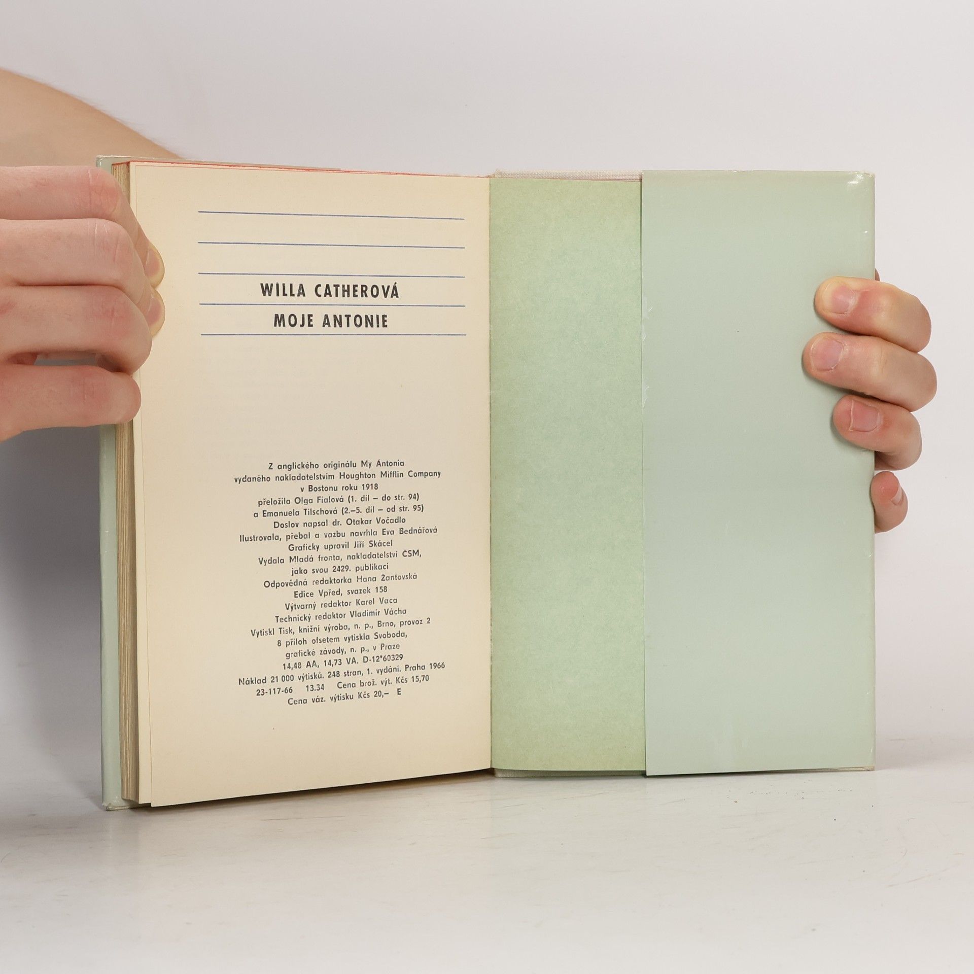 Willa Cather Moje Antonie