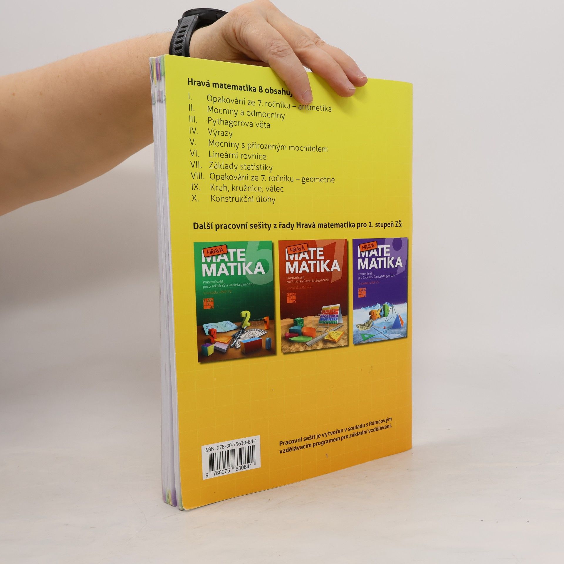 Kolektív autorov Hravá matematika 8 : pracovní sešit pro 8. ročník ZŠ a víceletá gymnázia