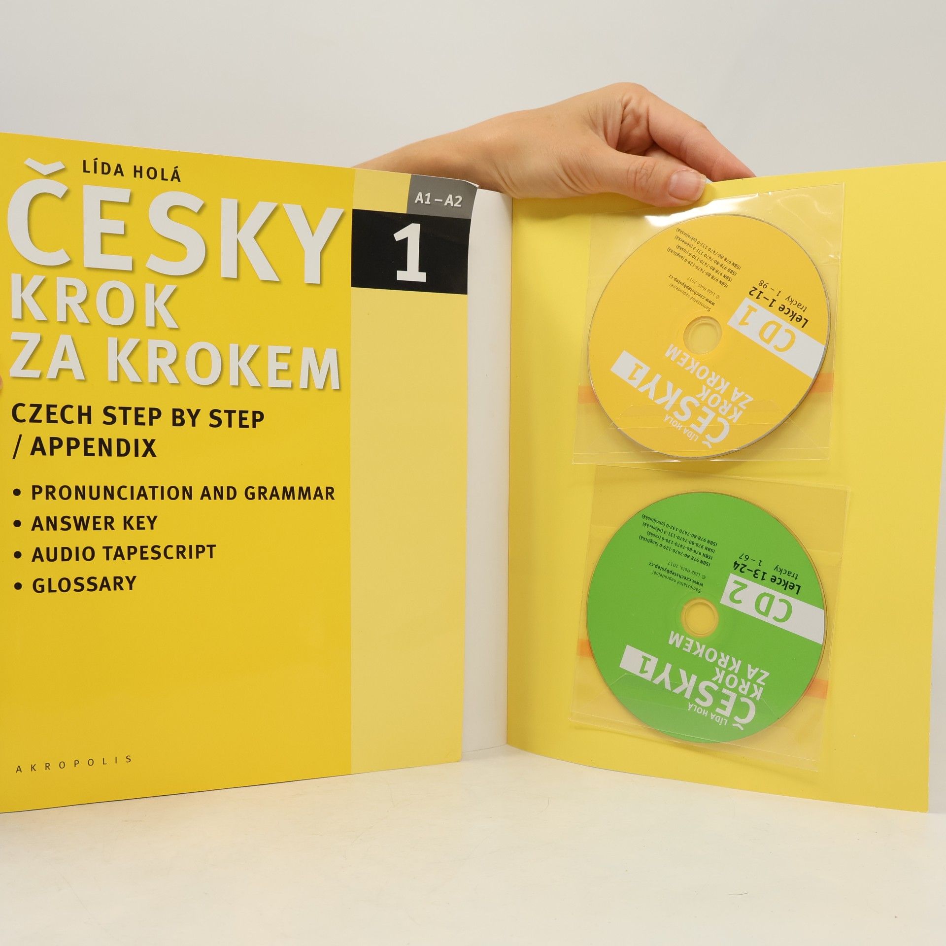 Lída Holá Česky krok za krokem 1. A1-A2 (Učebnice + Příloha)