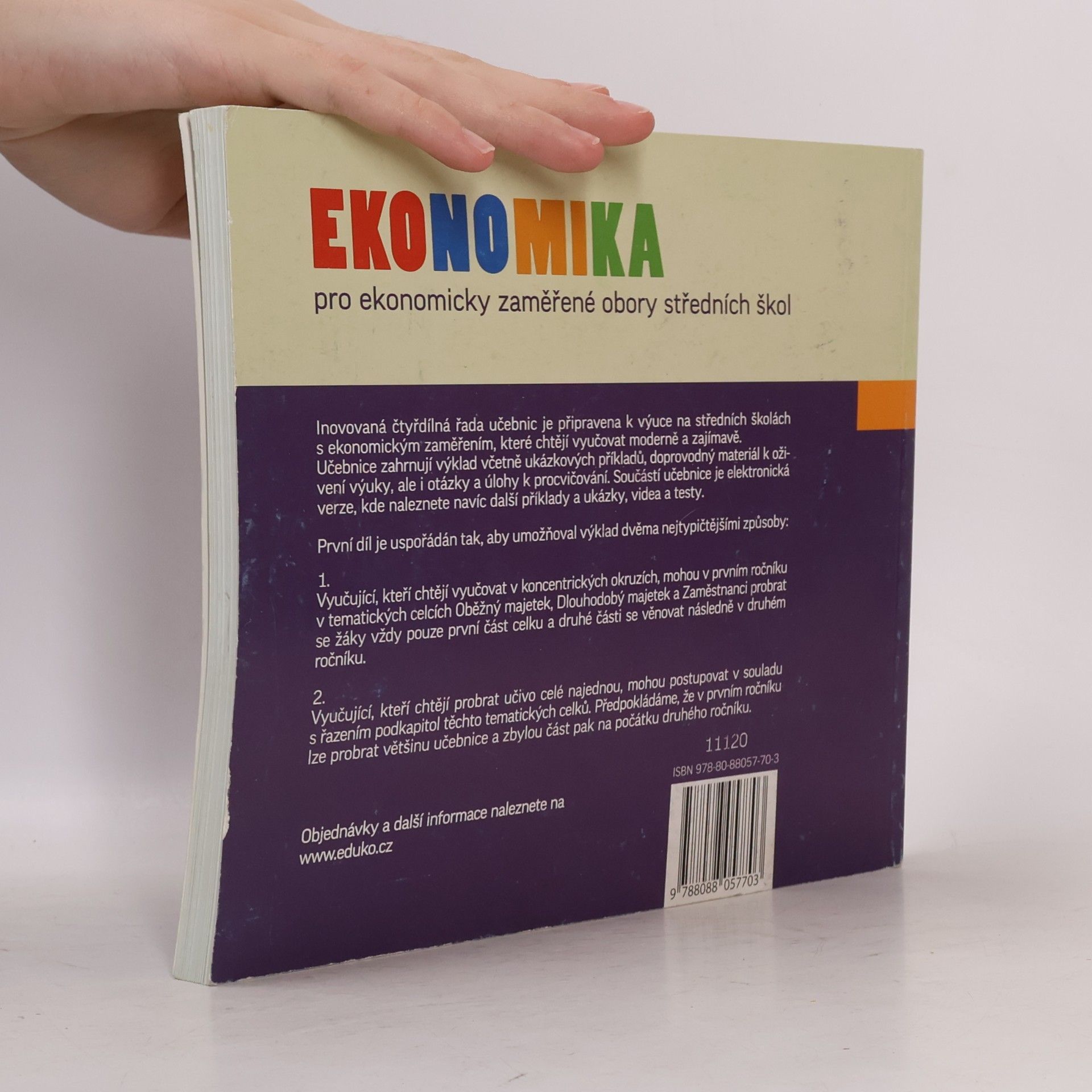 Autores varios Ekonomika pro ekonomicky zaměřené obory středních škol. 1. díl