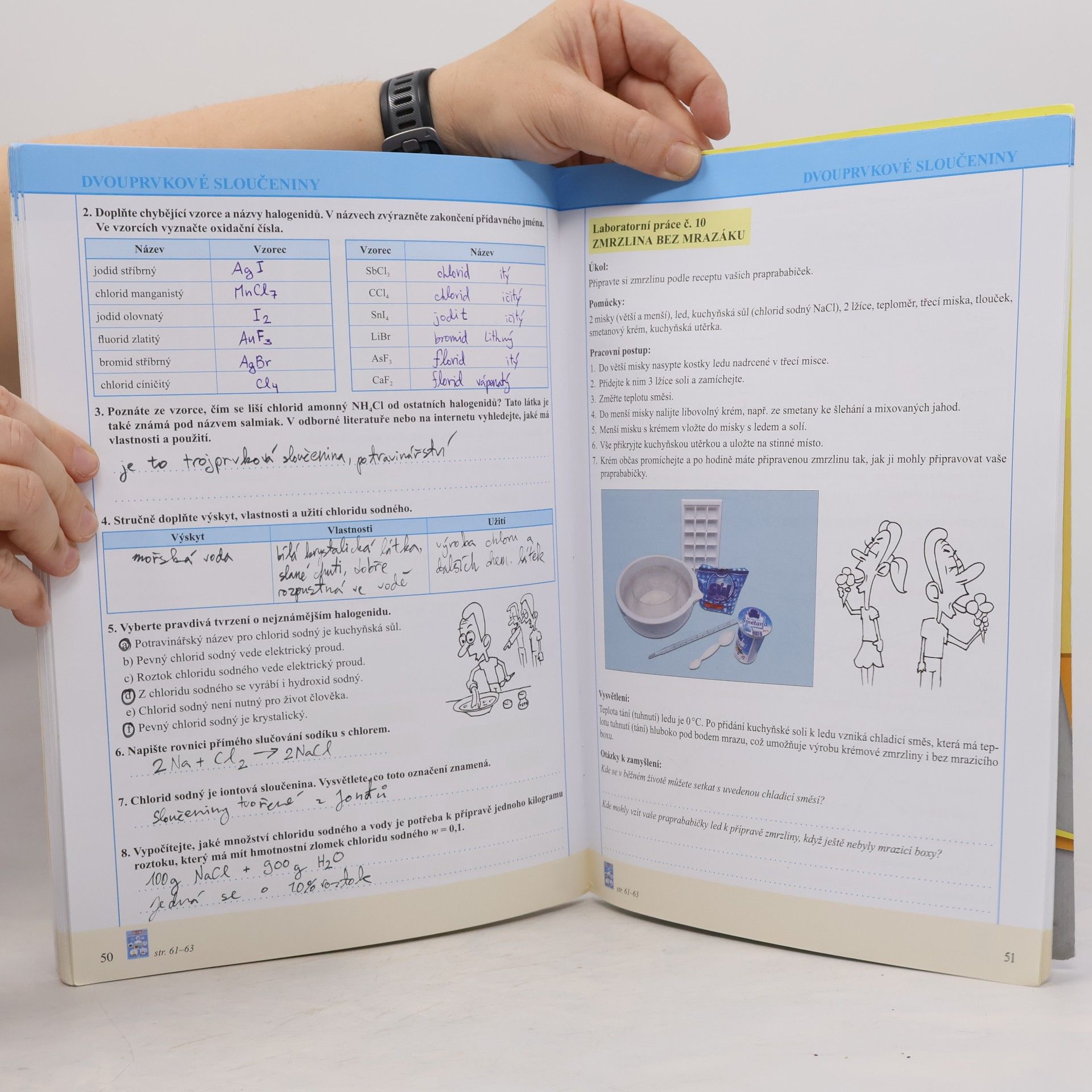 Josef Mach Chemie 8 : pracovní sešit vytvořený v souladu s RVP ZV : úvod do obecné a anorganické chemie : doporučujeme pro 8. ročník základní školy nebo odpovídající ročníky víceletého gymnázia