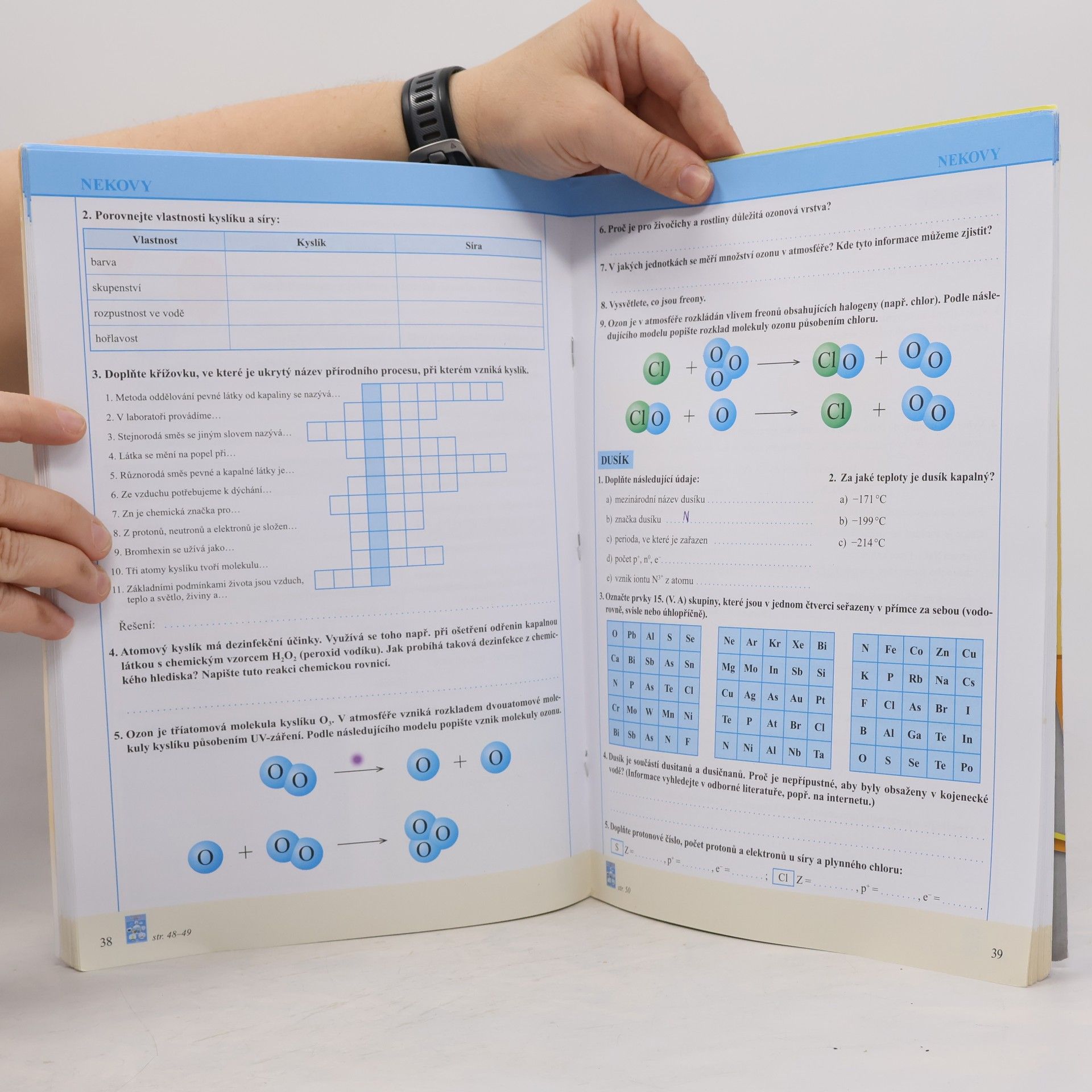 Josef Mach Chemie 8 : pracovní sešit vytvořený v souladu s RVP ZV : úvod do obecné a anorganické chemie : doporučujeme pro 8. ročník základní školy nebo odpovídající ročníky víceletého gymnázia