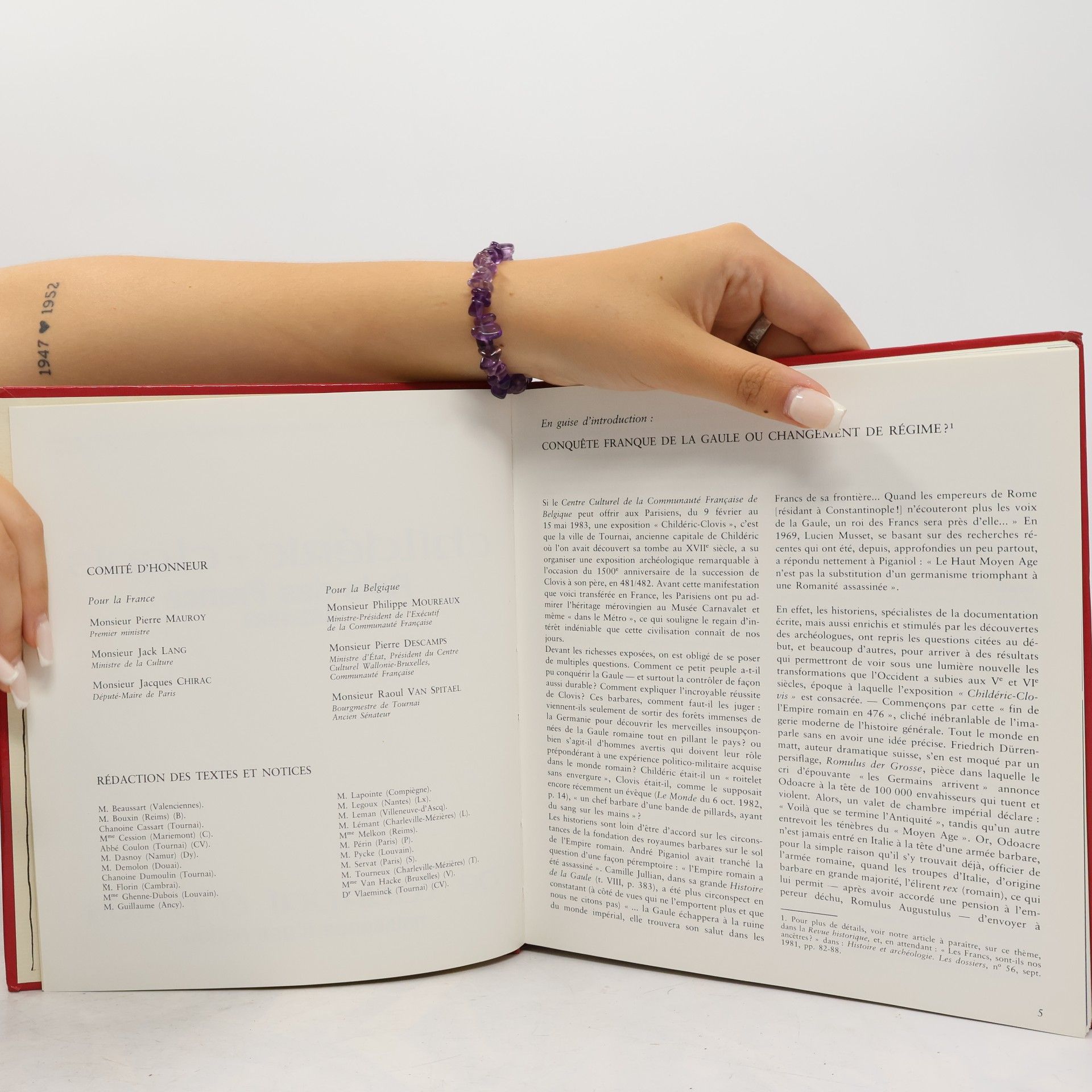 Autorenkollektiv hildéric-Clovis Rois des Francs 482–1983: De Tournai à Paris, naissance d'une nation