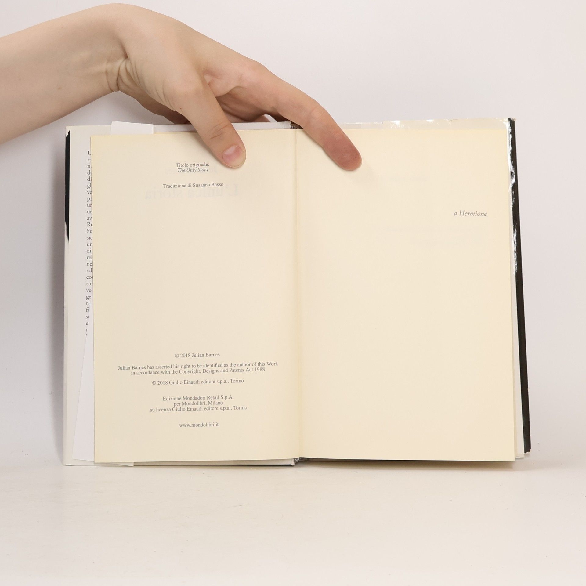 Julian Barnes L'unica storia