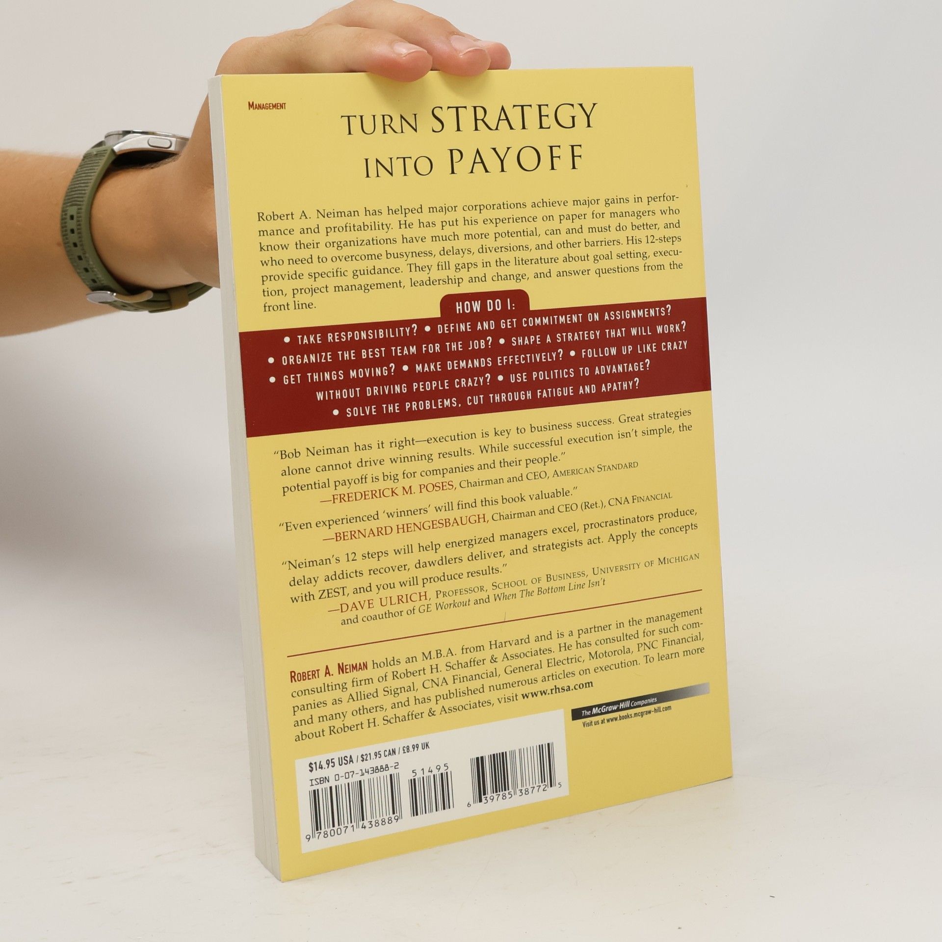 Robert Neiman Execution Plain and Simple: Twelve Steps to Achieving Any Goal on Time and on Budget