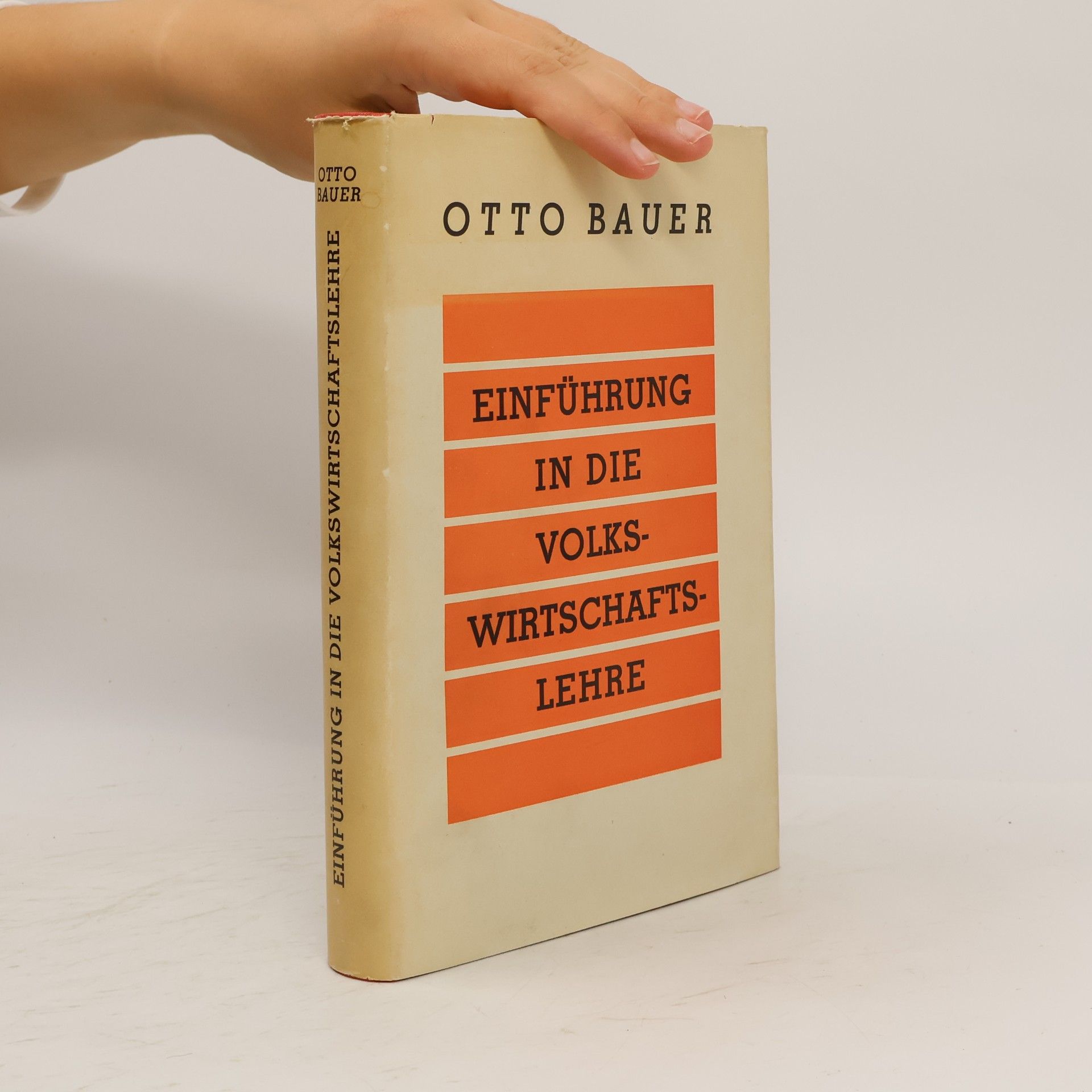 Otto Bauer Einführung in die Volkswirtschaftslehre