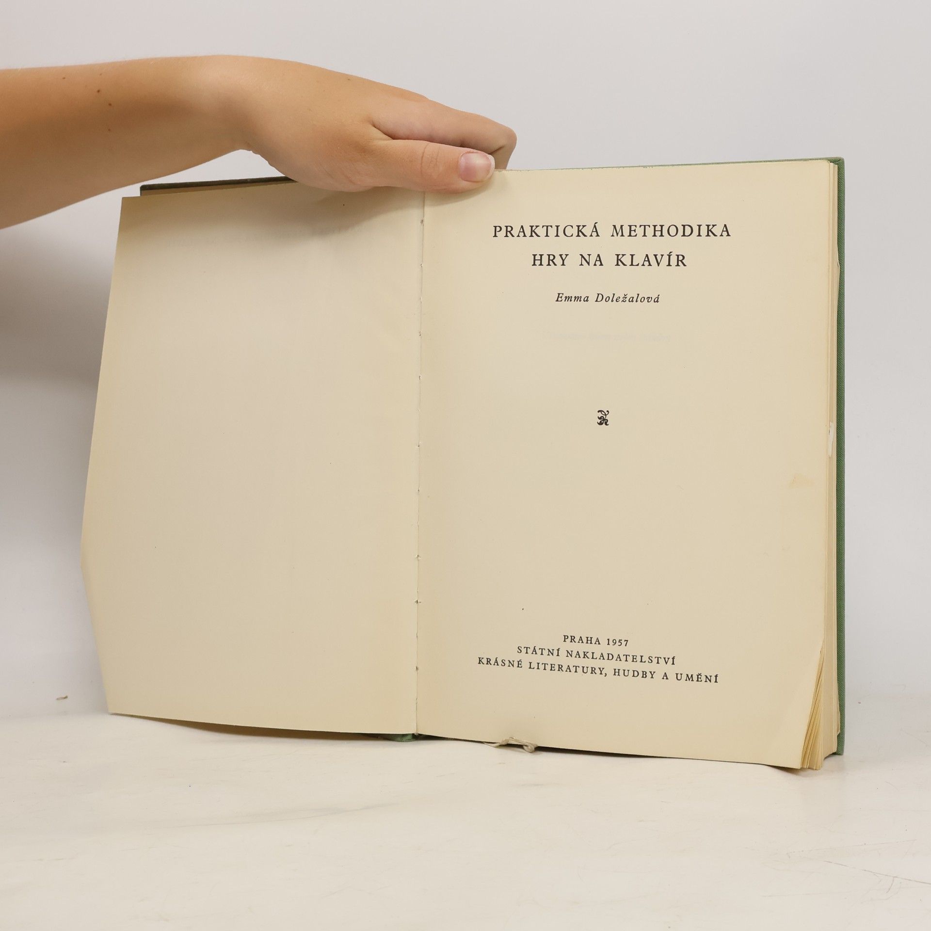 Emma DoležalováHavránková Praktická methodika hry na klavír