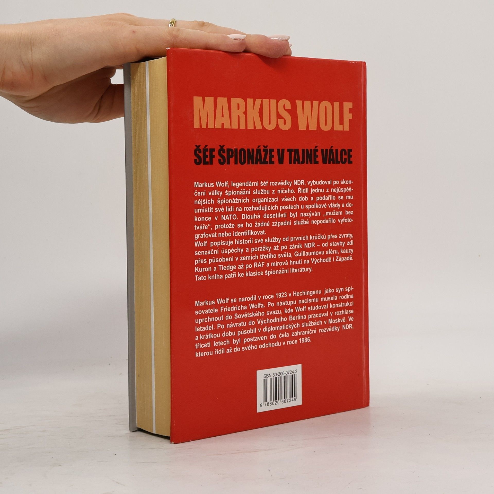 Markus Wolf Šéf špionáže v tajné válce