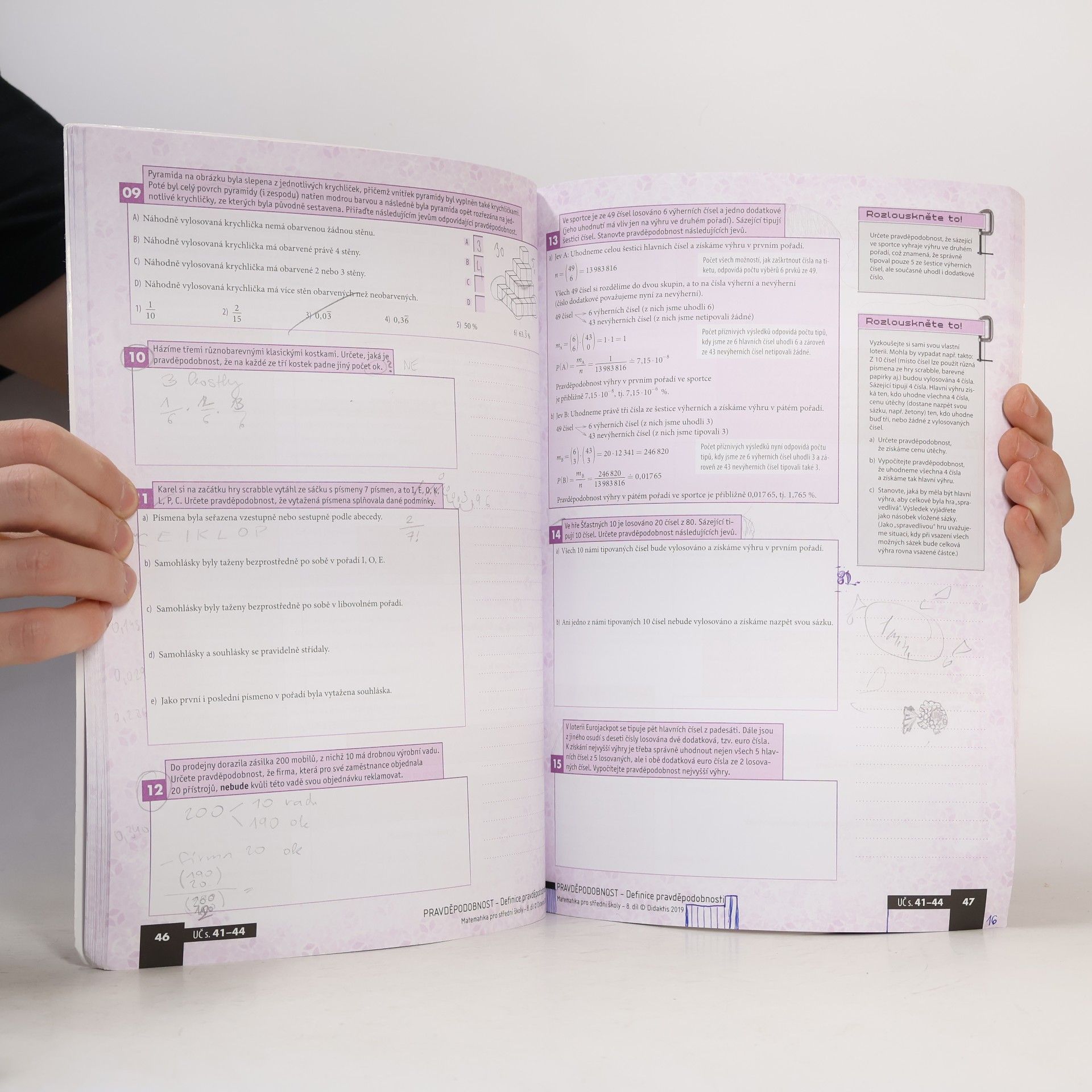 Radek Horenský Matematika pro střední školy. 8. díl, Kombinatorika, pravděpodobnost, statistika : pracovní sešit