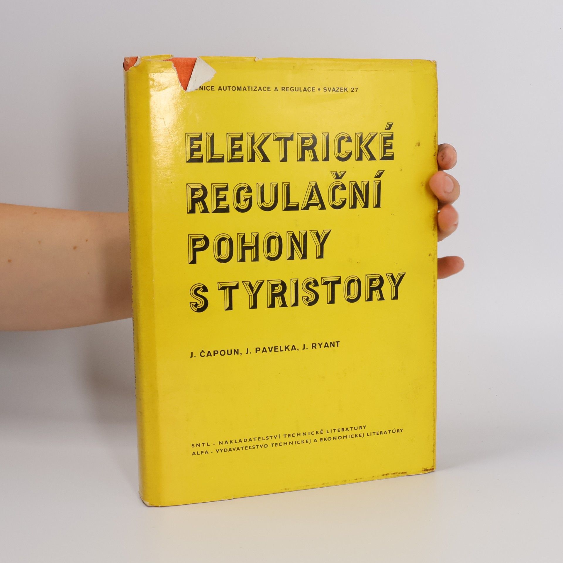 Jan Čapoun Elektrické regulační pohony s tyristory