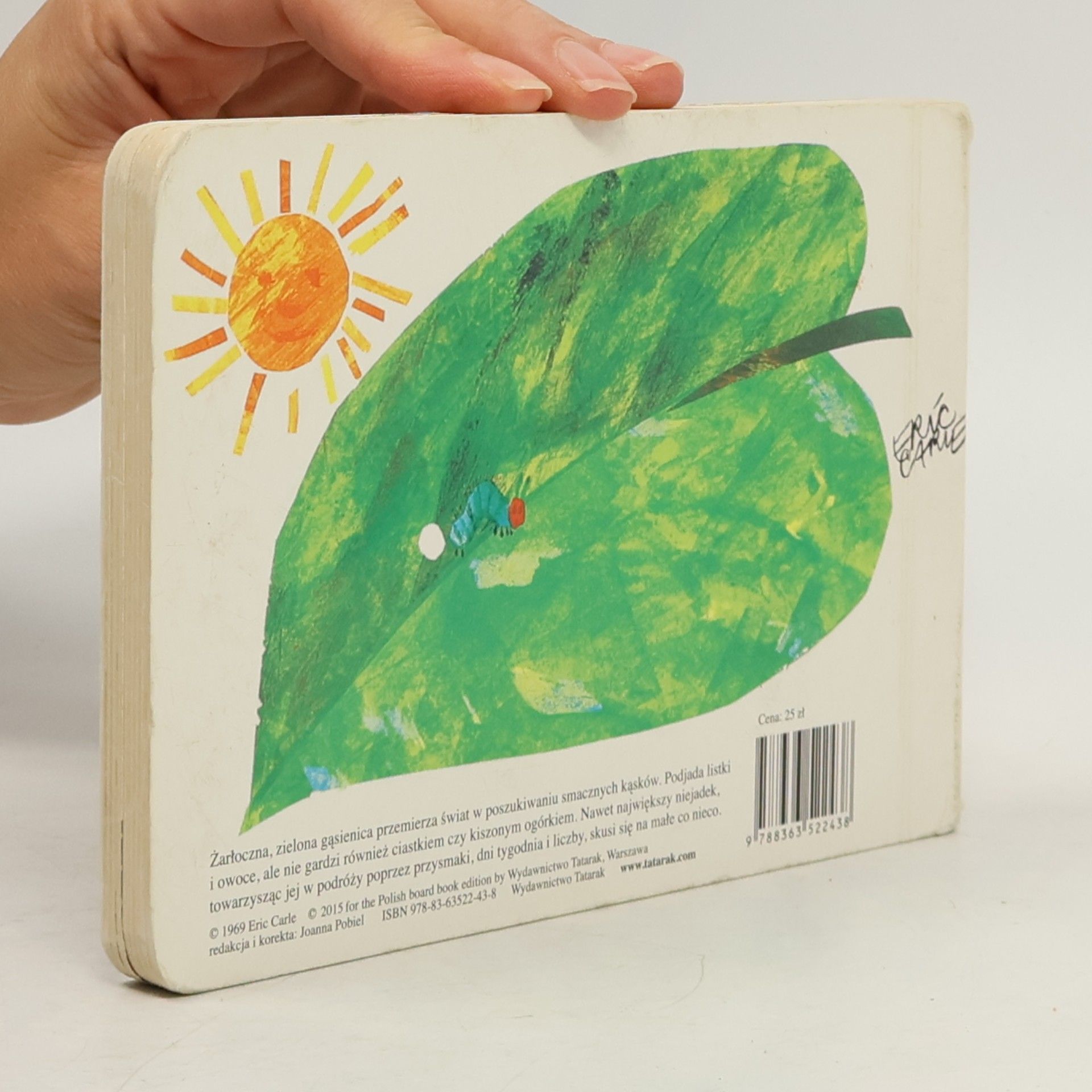 Eric Carle Bardzo głodna gąsienica