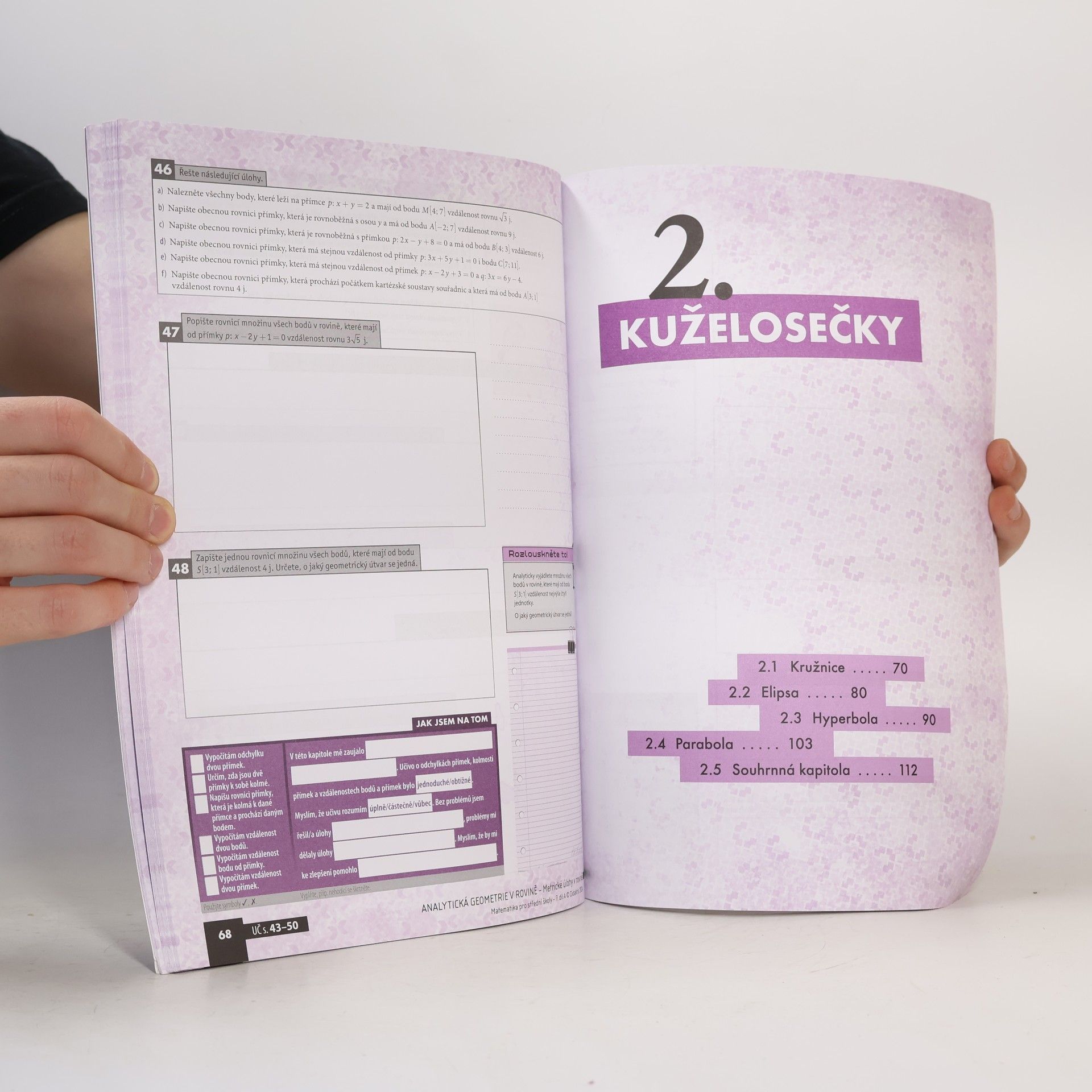 AA.VV. Matematika pro střední školy 7. A. Díl.: Analytická geometrie v rovině. Pracovní sešit