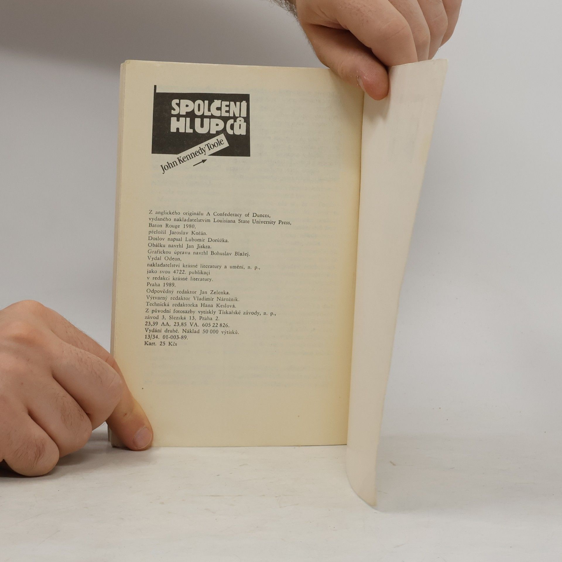 John Kennedy Toole Spolčení hlupců