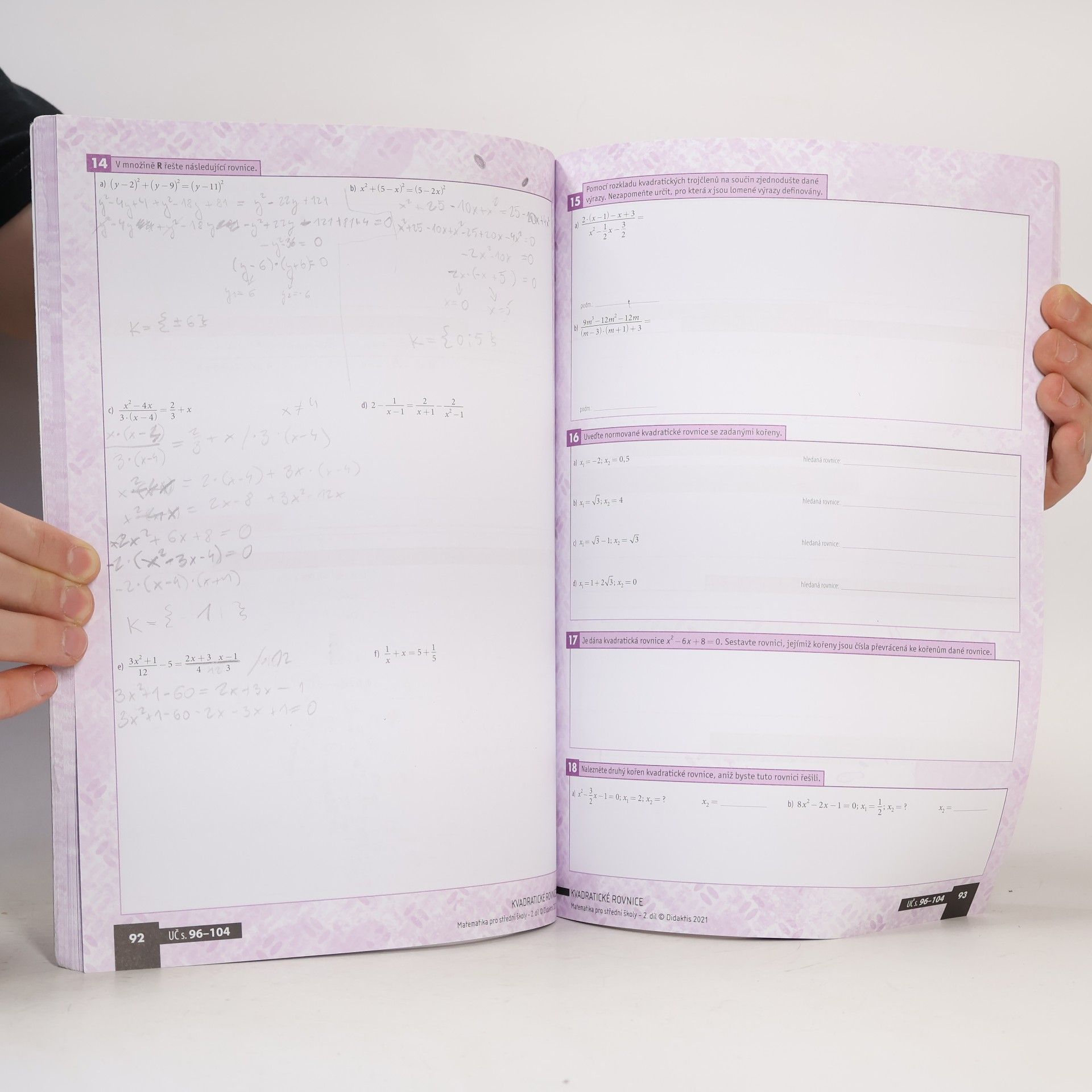 Autorenkollektiv Matematika pro střední školy 2. díl : pracovní sešit
