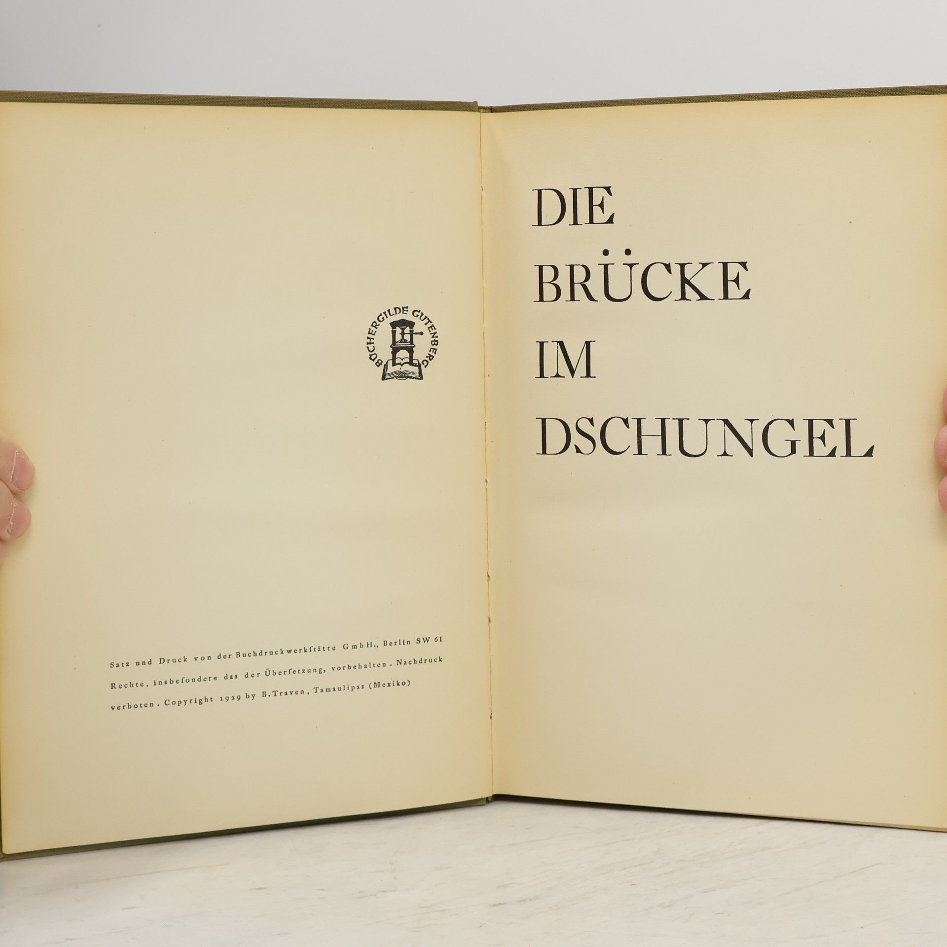 B. Traven Die Brücke im Dschungel