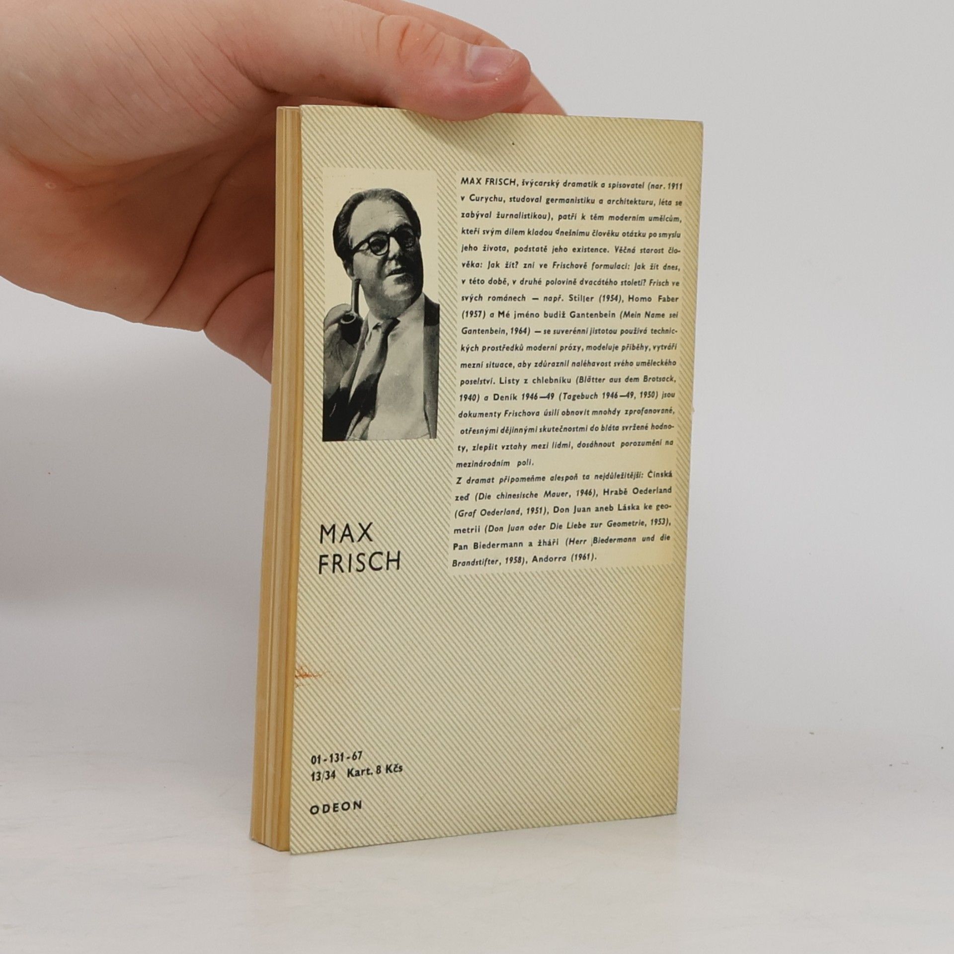 Max Frisch Homo Faber. Zpráva