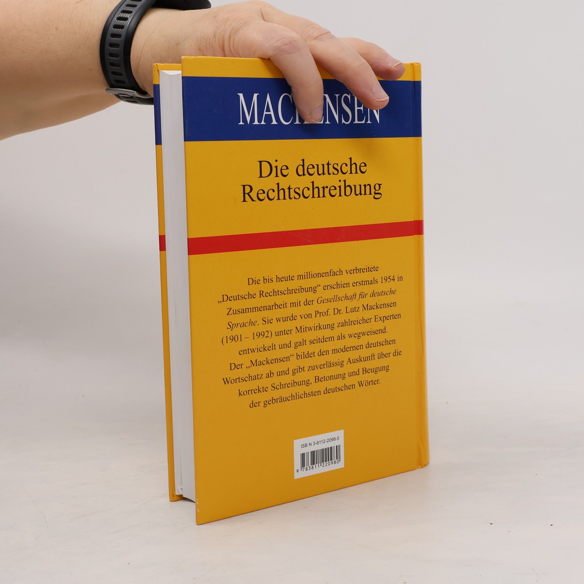 Lutz Mackensen Die deutsche Rechtschreibung