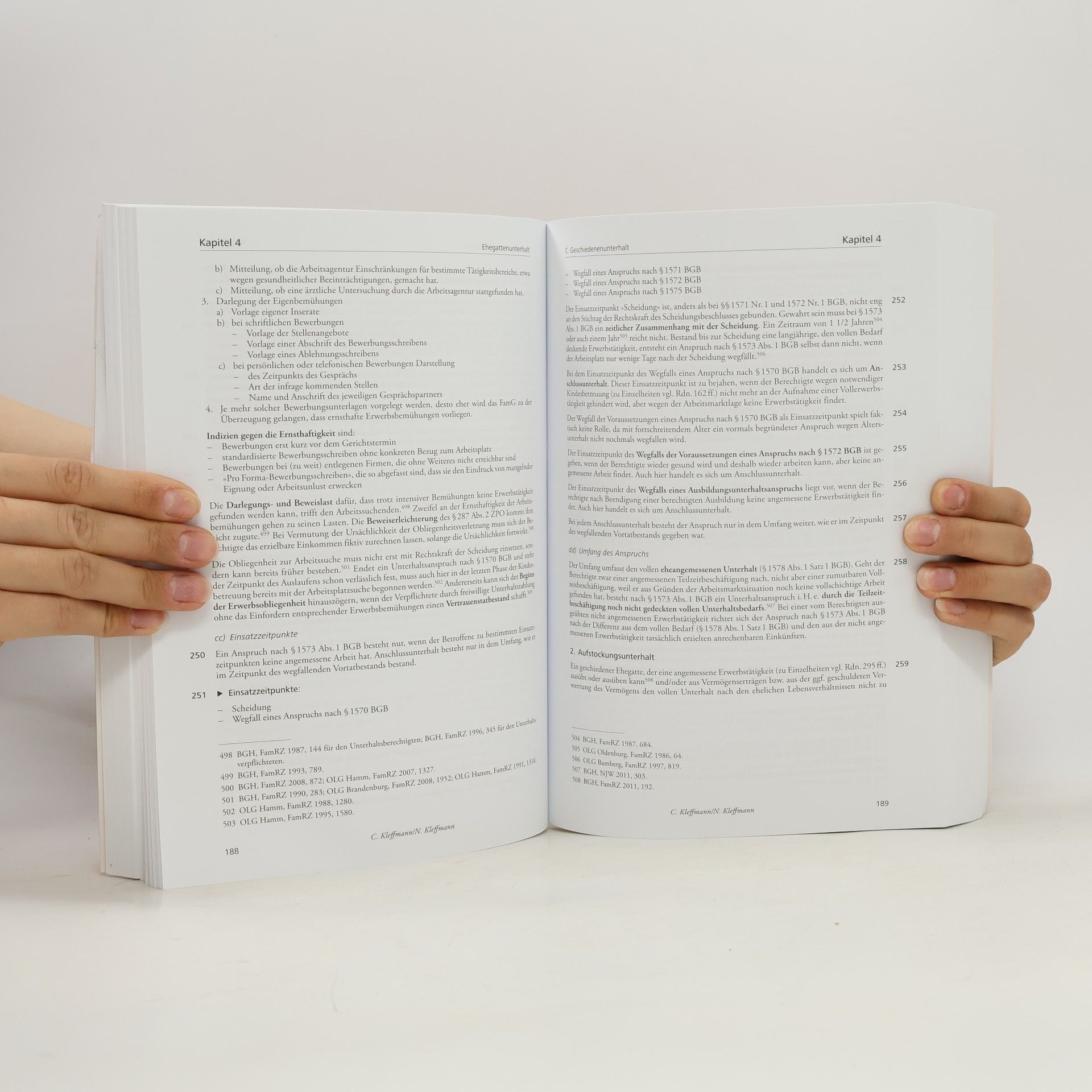Norbert Kleffmann Praxishandbuch Unterhaltsrecht
