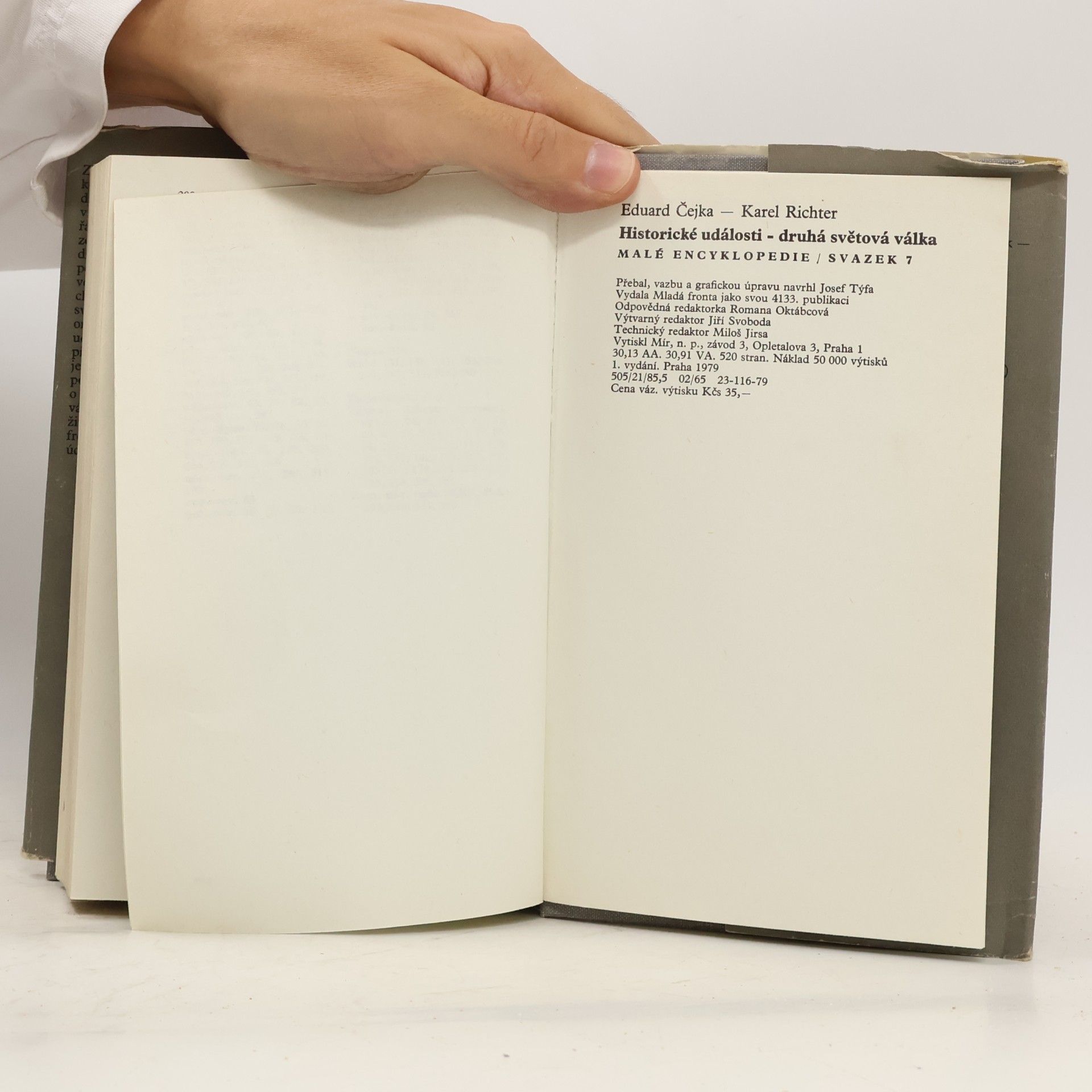 Karel Richter Historické události. Druhá světová válka
