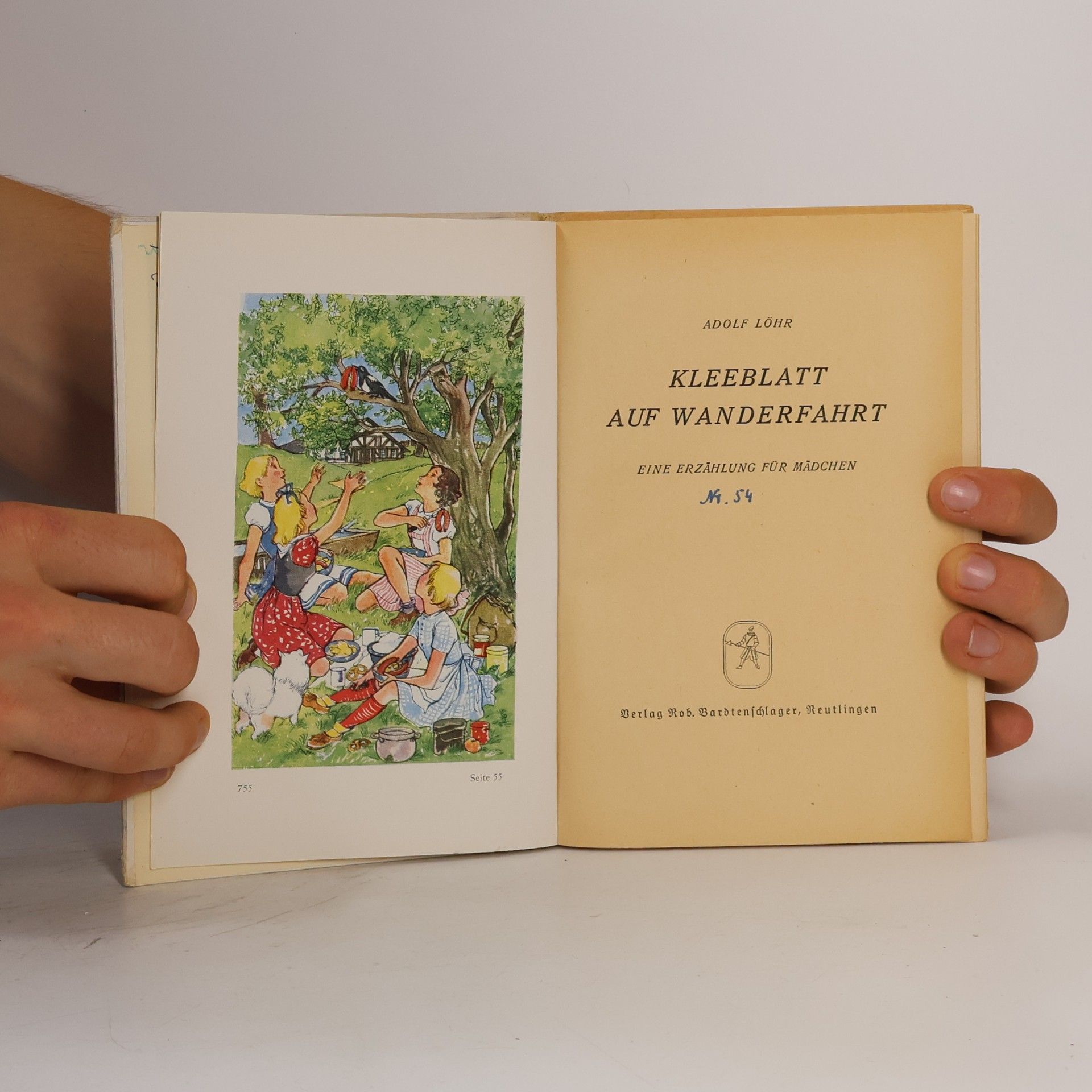 Adolf Löhr Kleeblatt auf Wanderfahrt