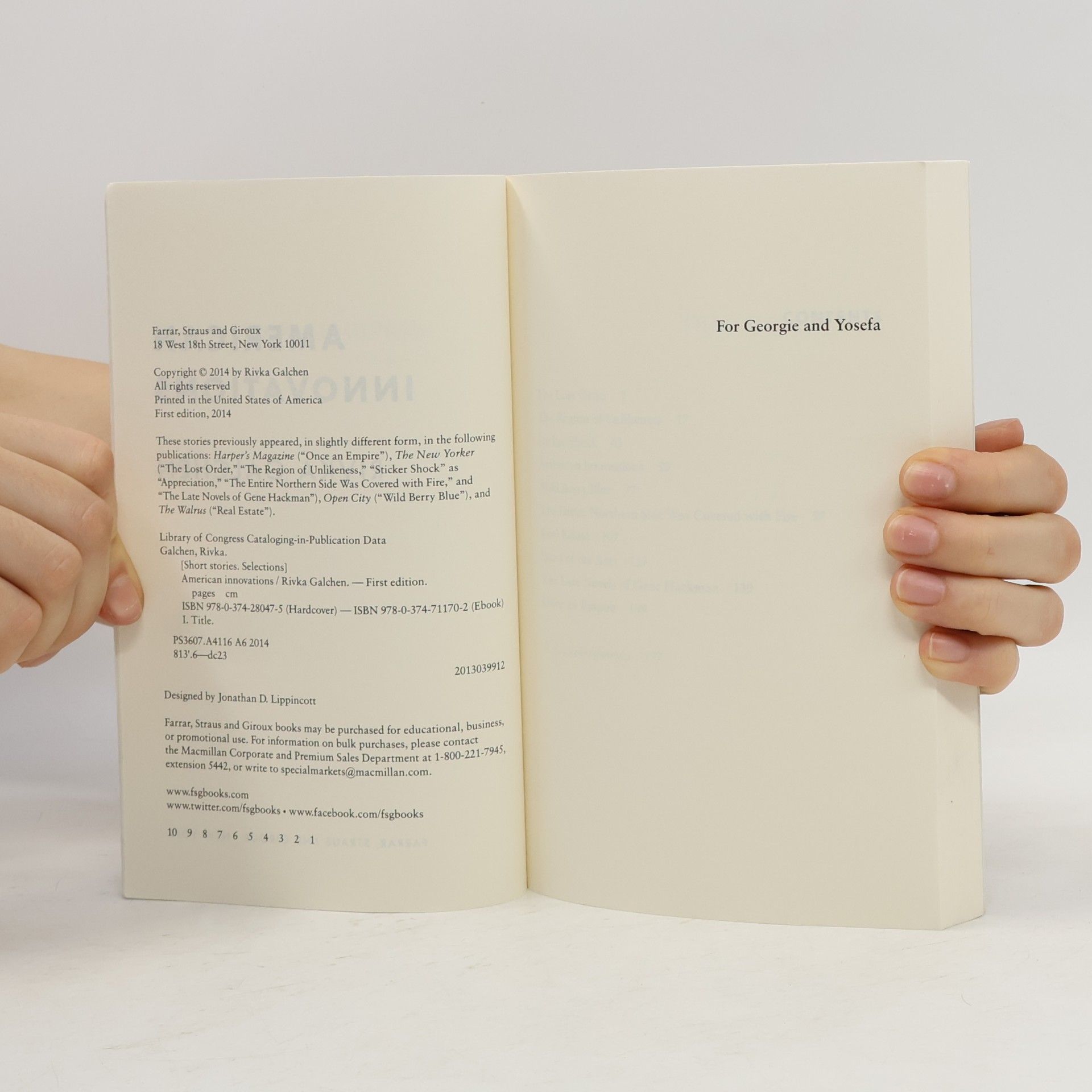 Rivka Galchen American Innovations