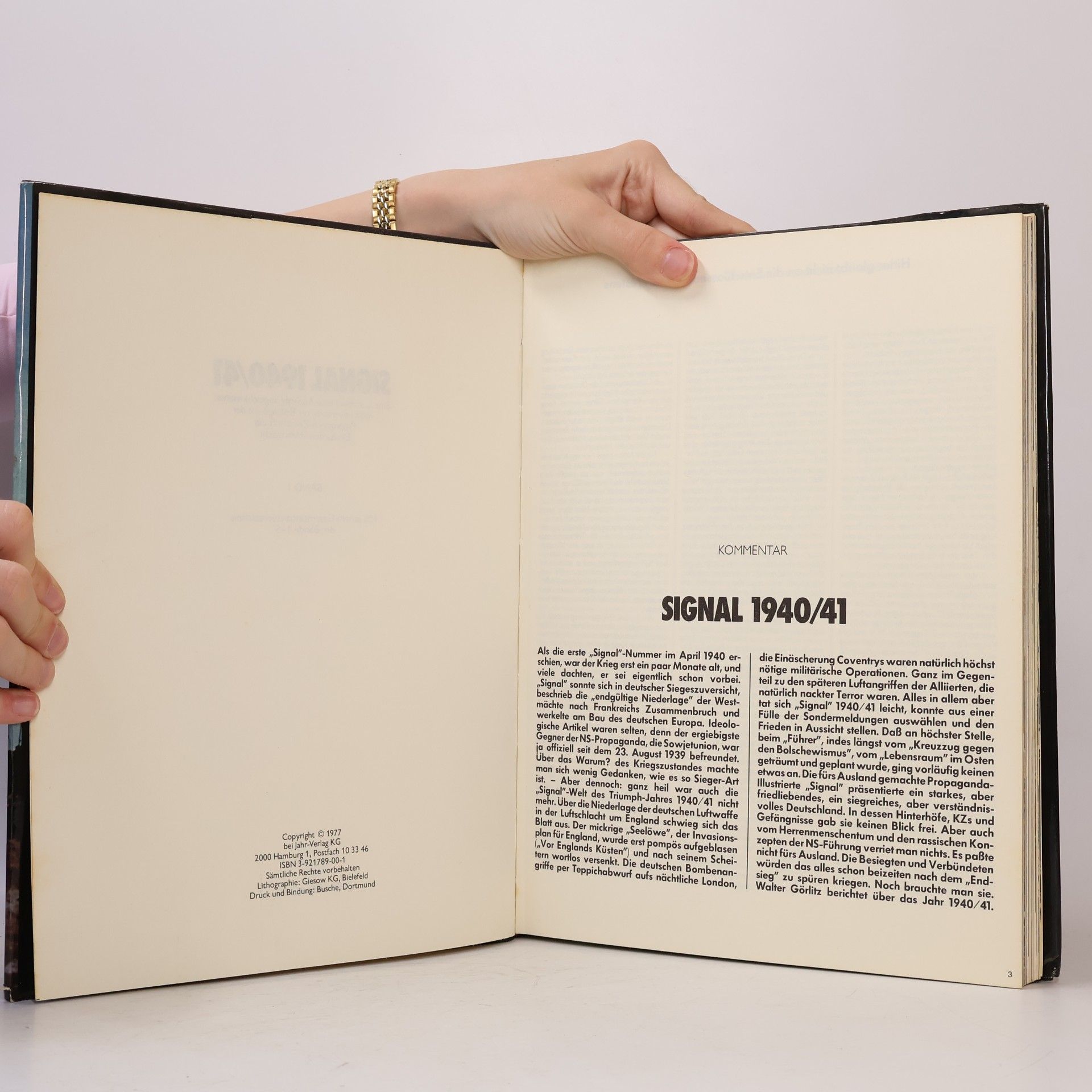 Various authors Dokumentation. Signal. Band I. 40/41