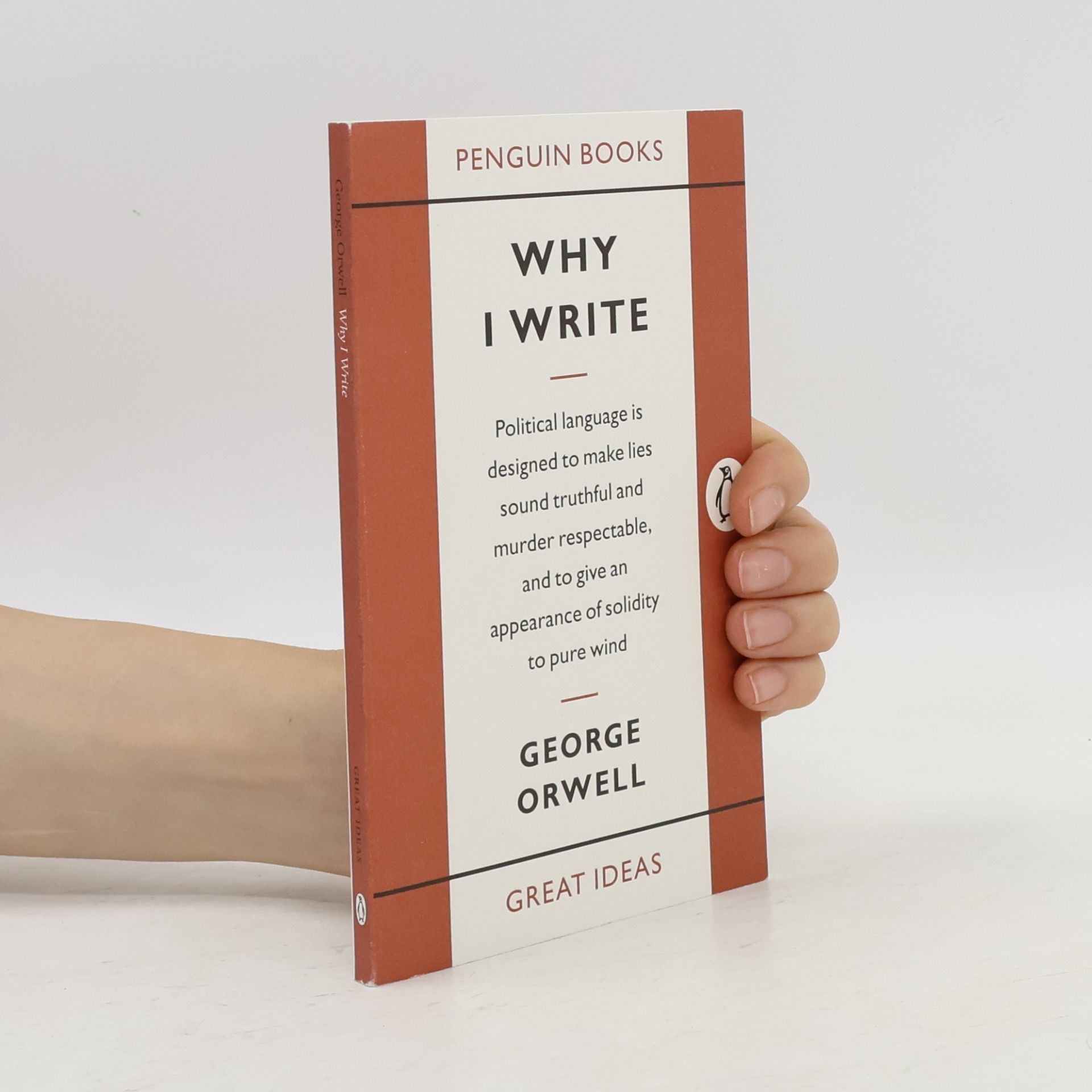 George Orwell Why I write