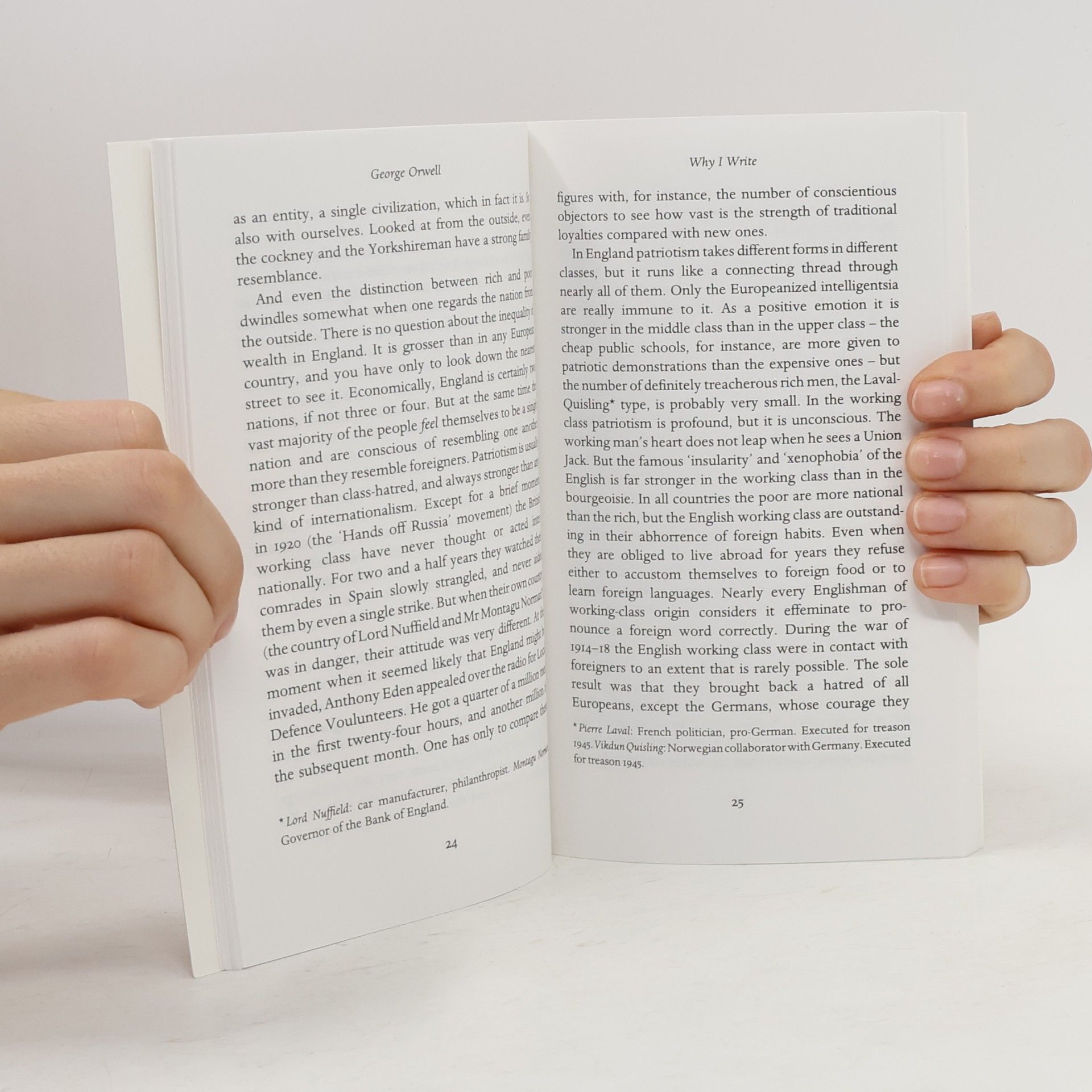 George Orwell Why I write