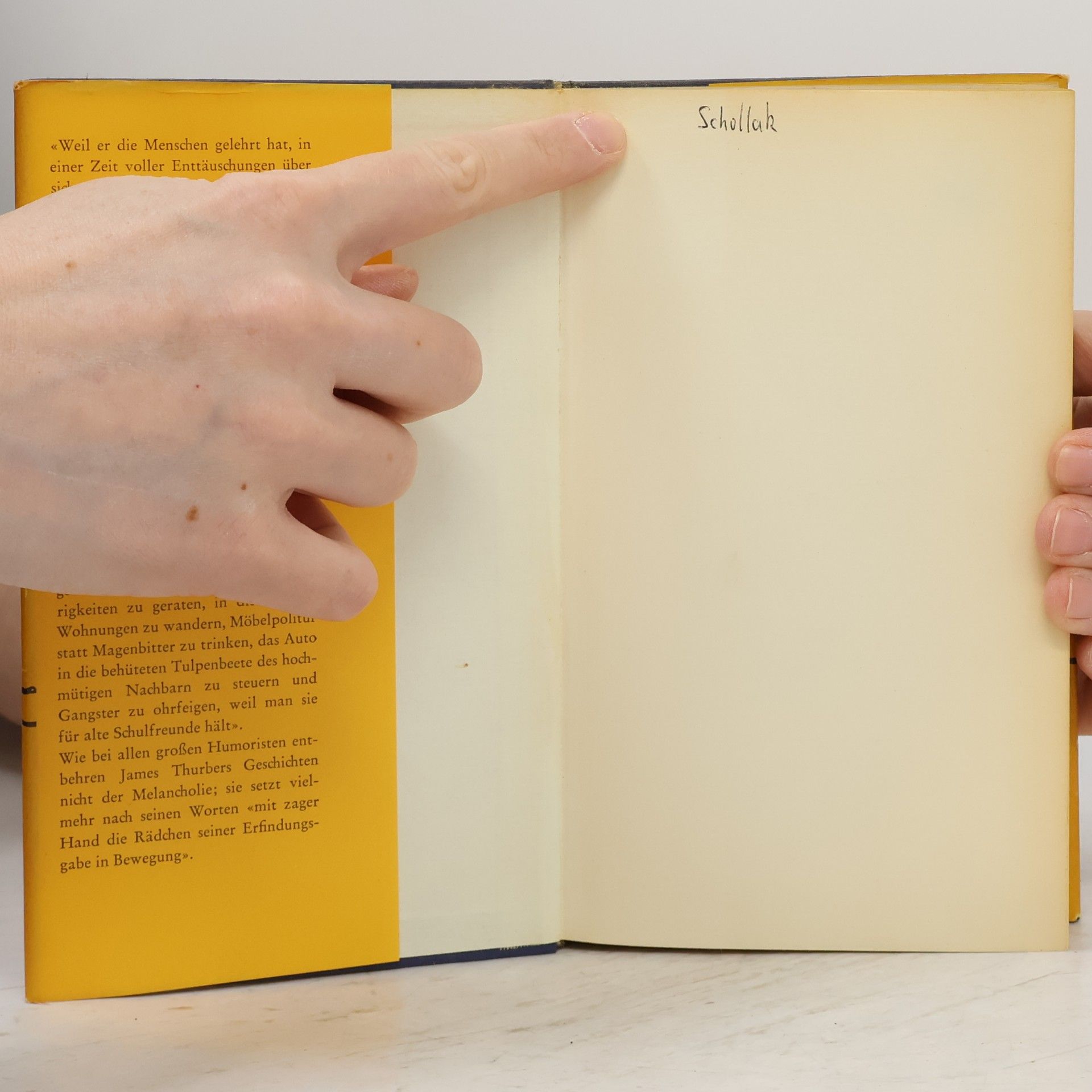 James Thurber Lachen mit Thurber