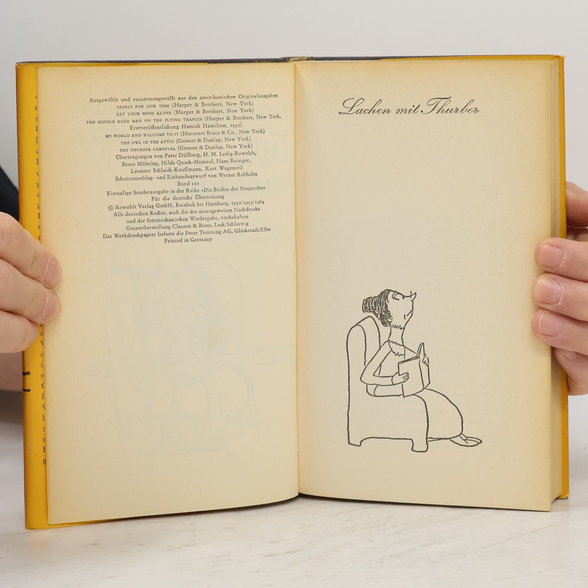 James Thurber Lachen mit Thurber