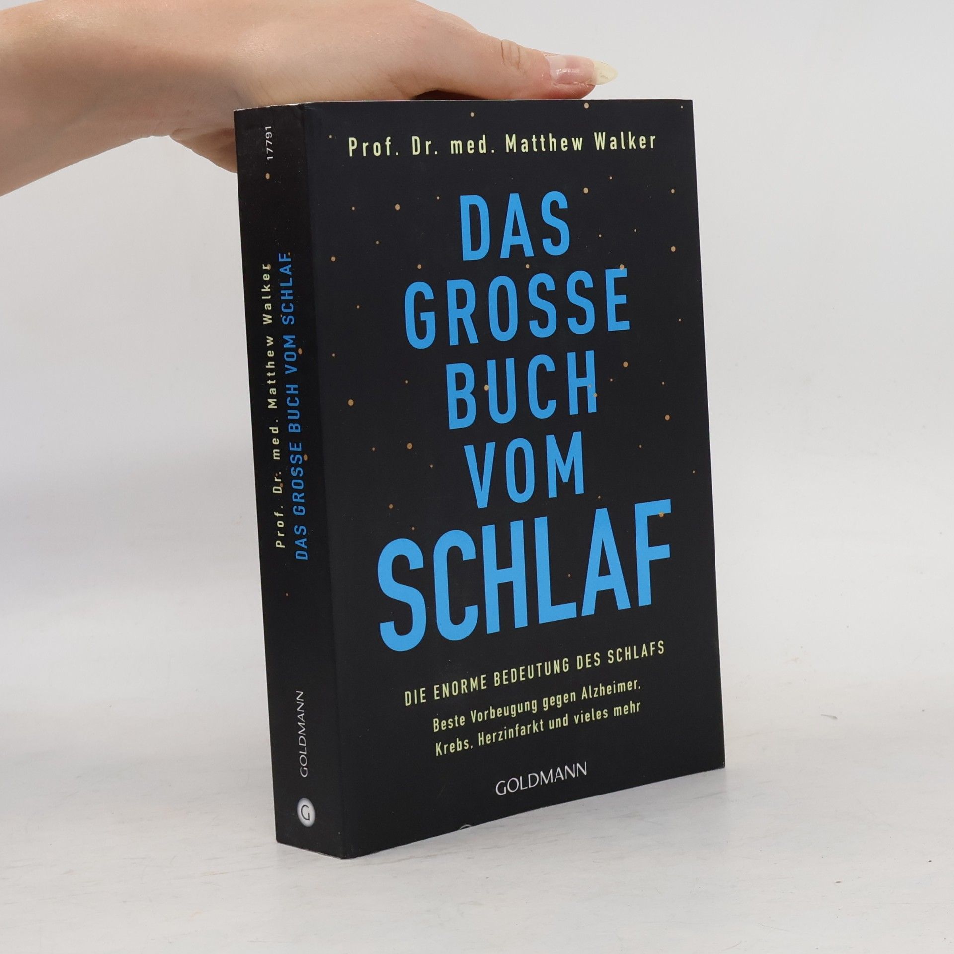 Matthew Walker Das gross Buch vom Schlaf