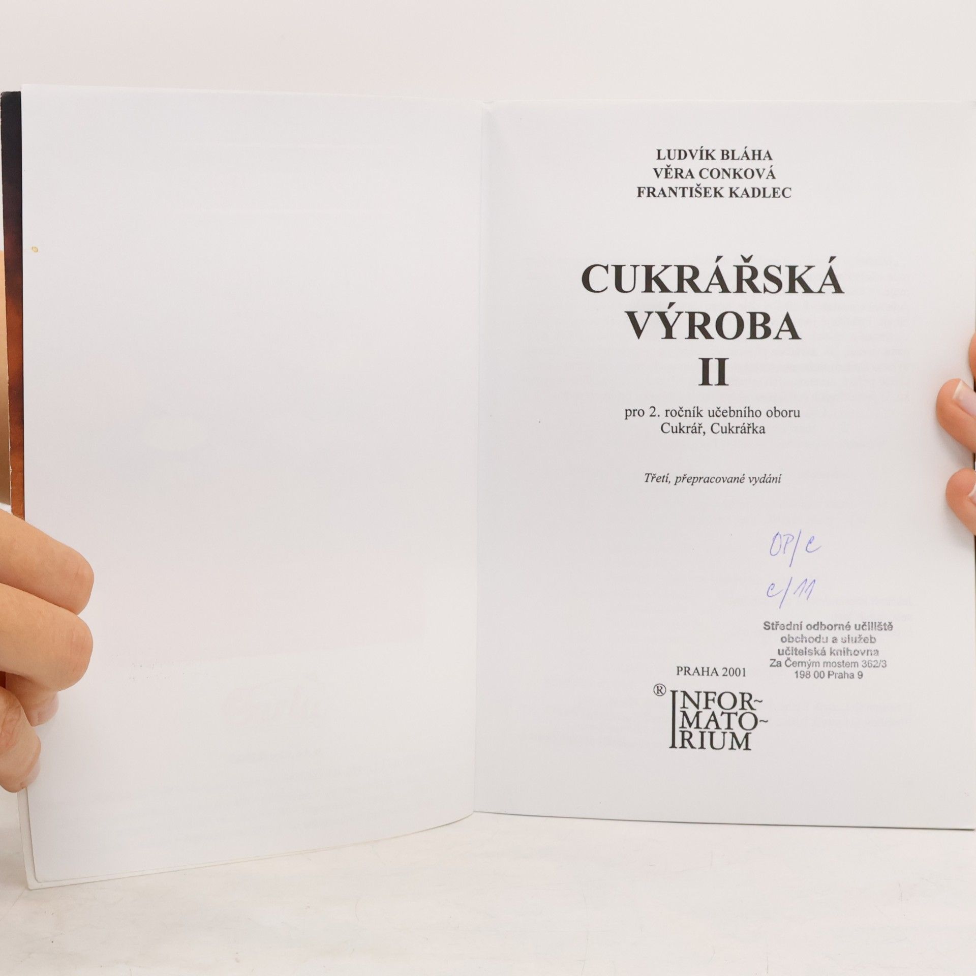 František Kadlec Cukrářská výroba II