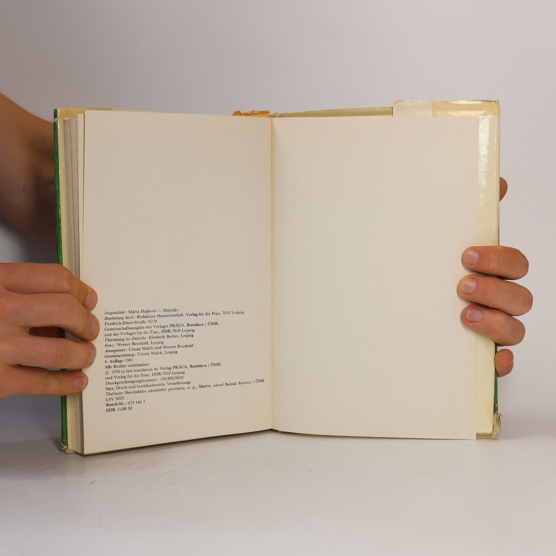 Mária Hajková Múčniky. Backbuch