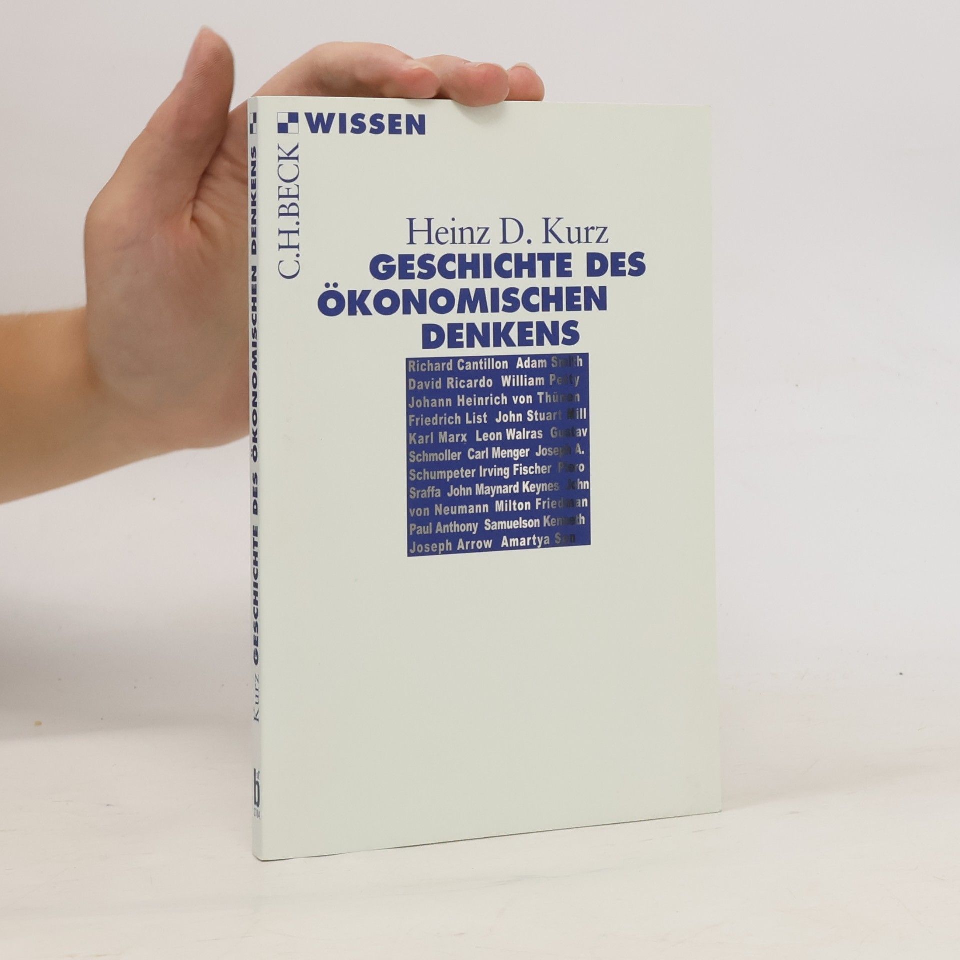Heinz D. Kurz Geschichte des ökonomischen Denkens