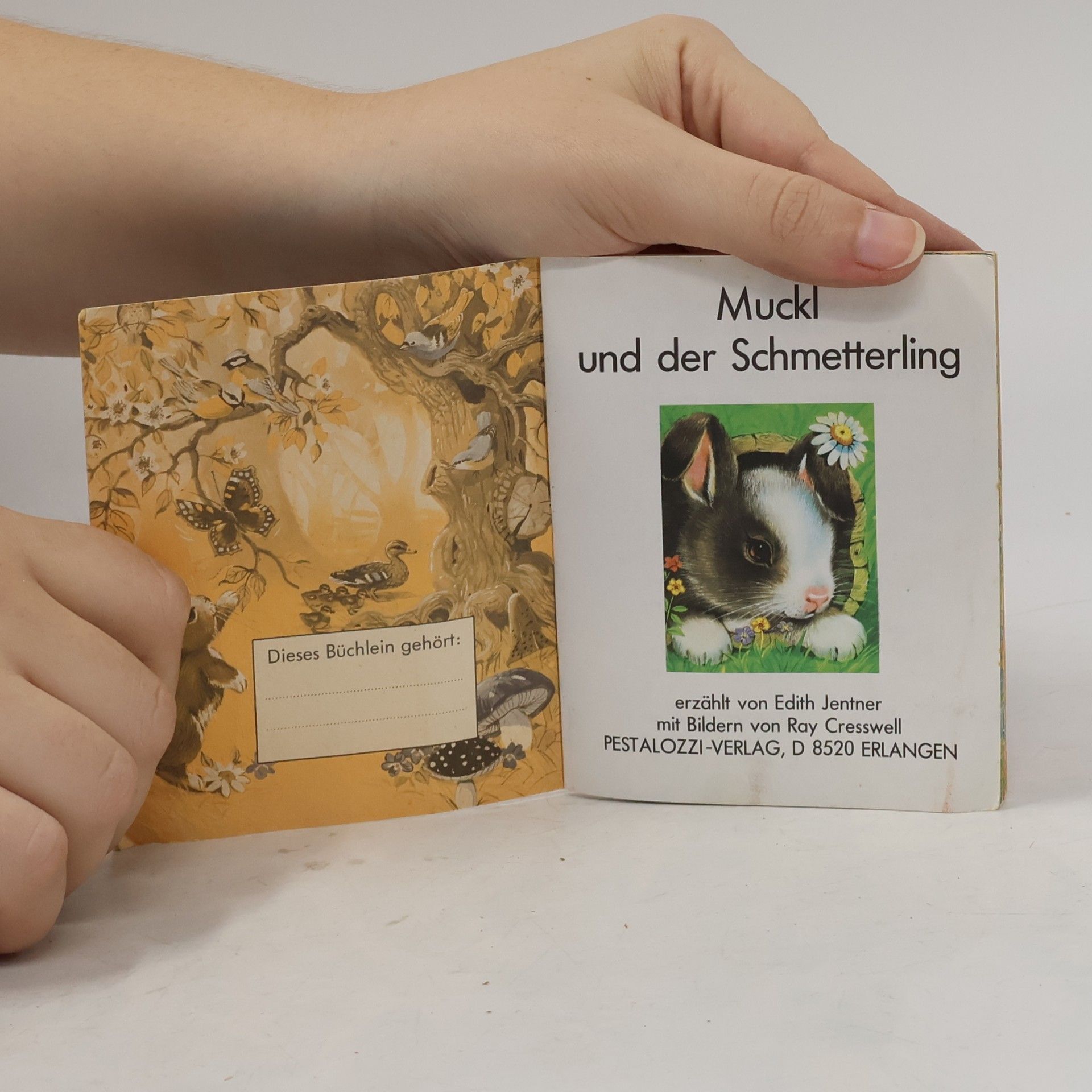 Edith Jentner Muckl und der Schmetterling