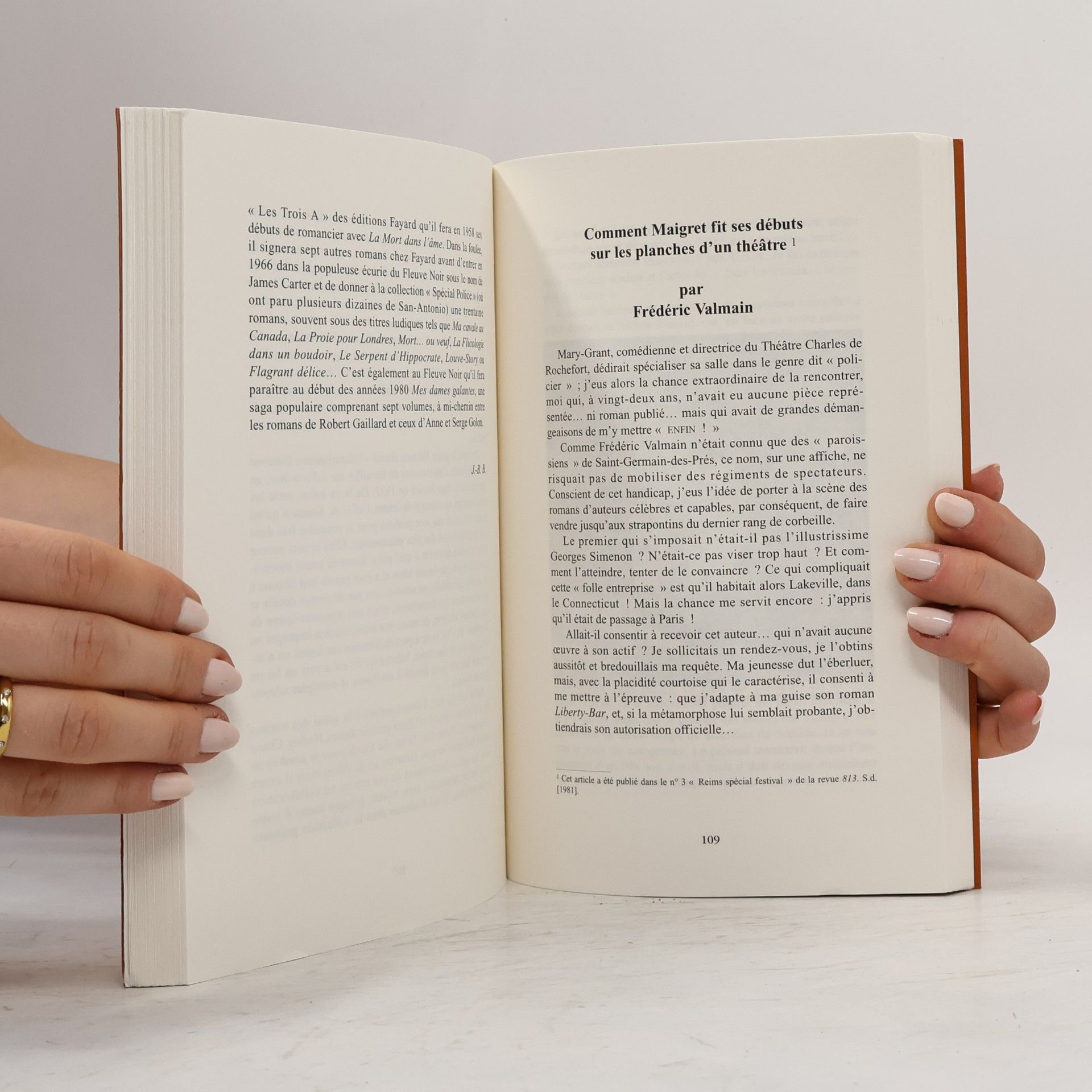 Autorenkollektiv Cahiers Simenon 16. Les feux de la rampe